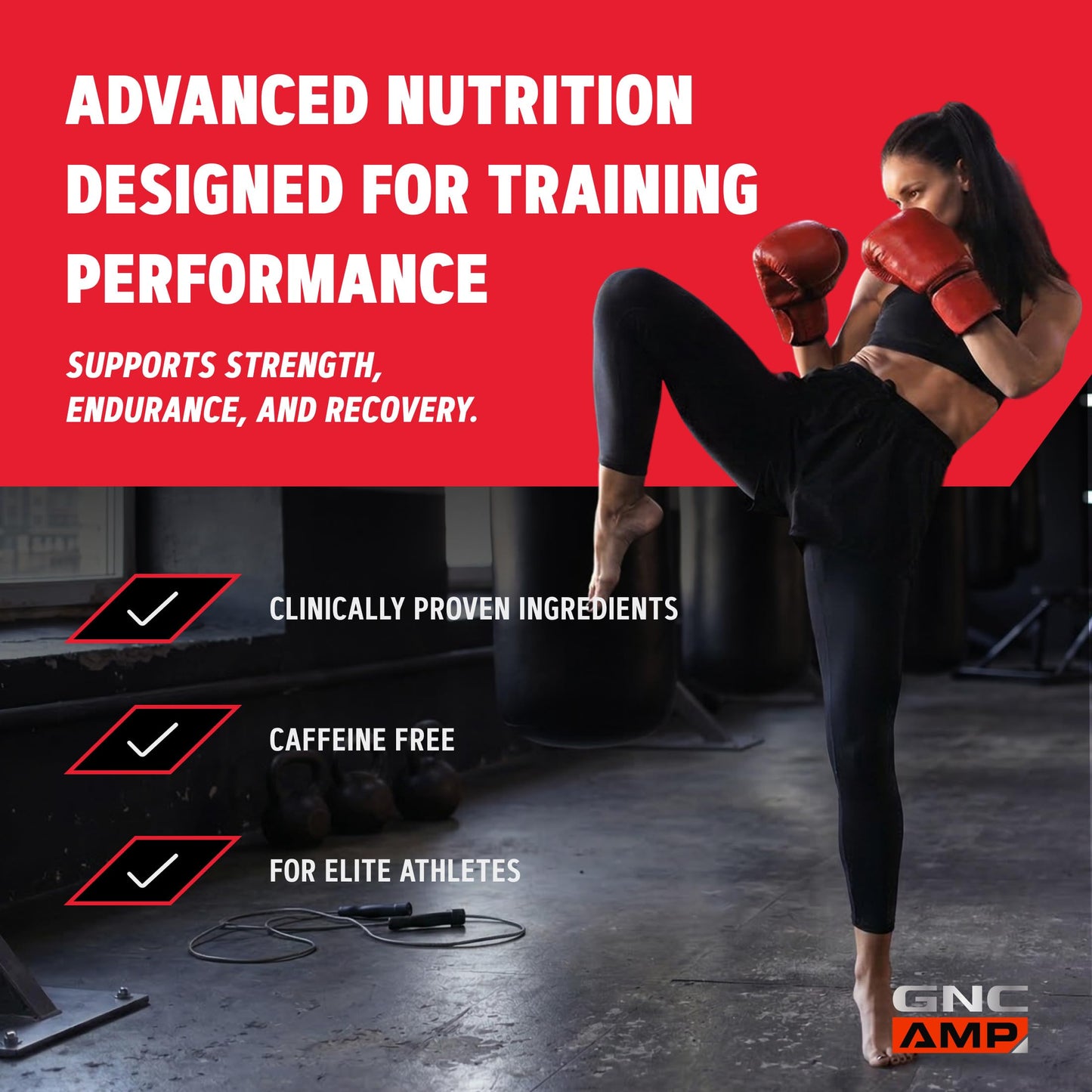GNC AMP Ripped Non-Stim Vitapak Capsules, 30 Count