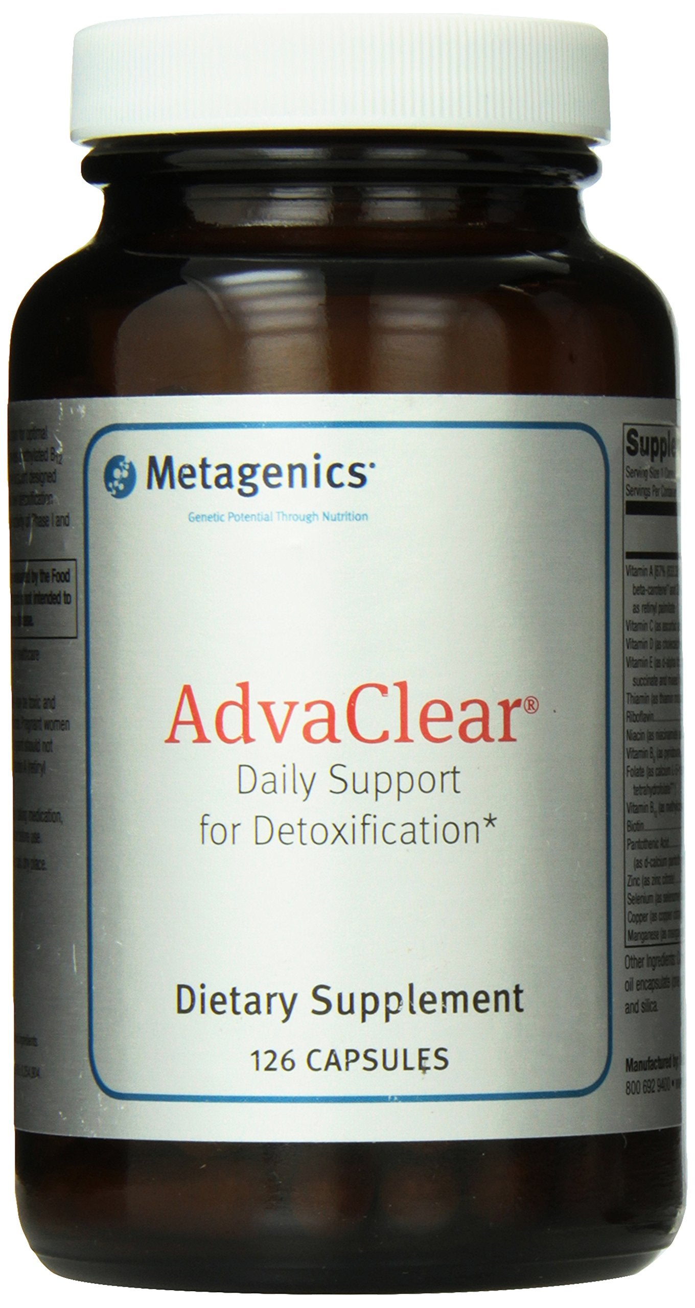 Metagenics Advaclear Capsules 126 Count