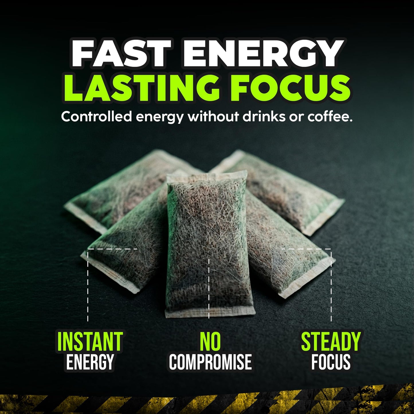 Upperdeckys Caffeine Energy Pouches Tablet 75