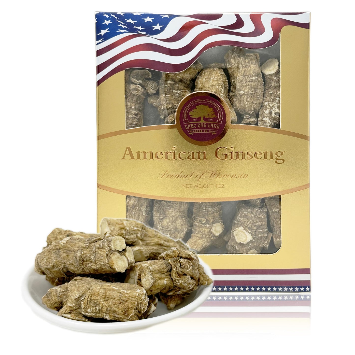 DABC OAK LAND American Ginseng Tablet 4 Count