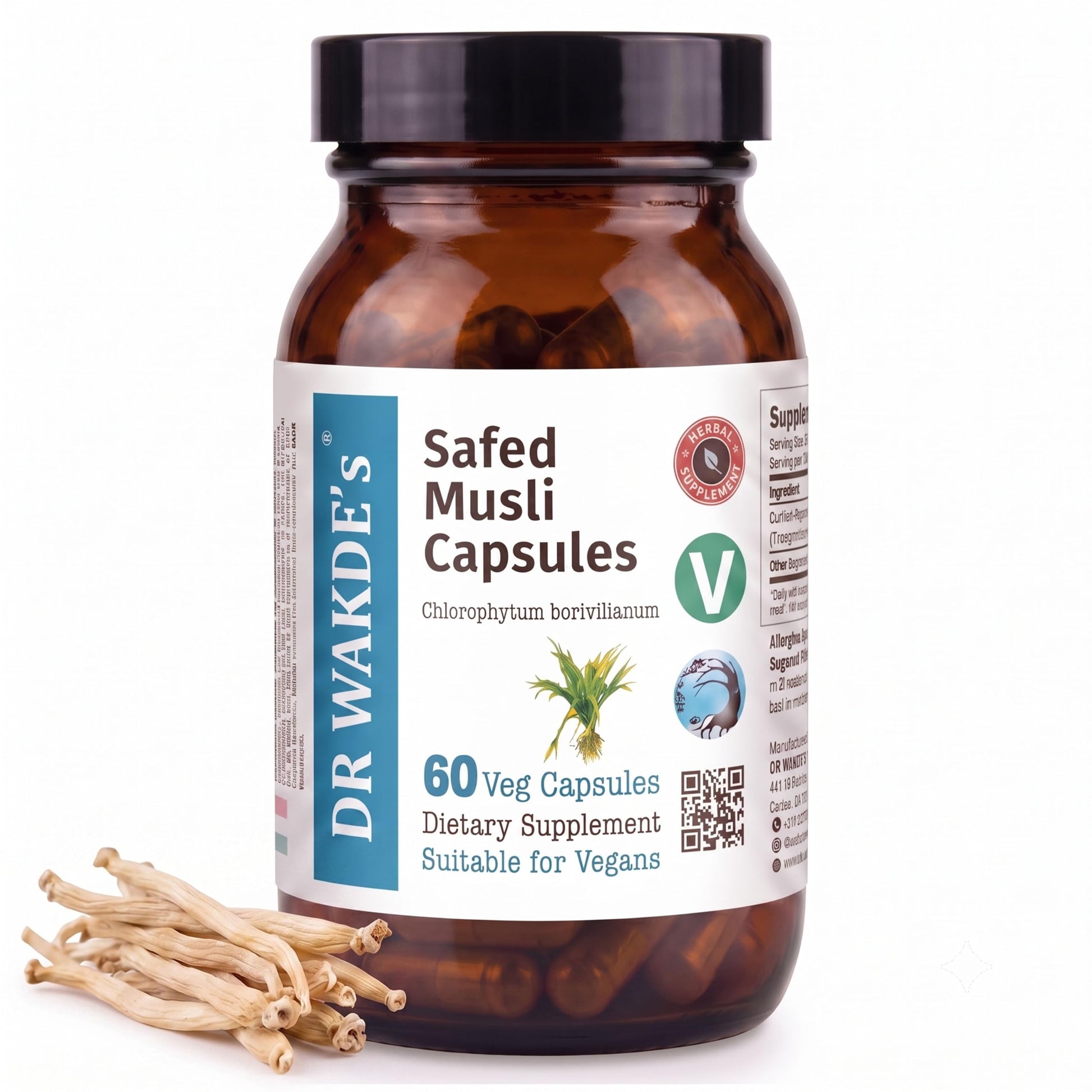 DR WAKDE's Safed Musli Capsules 1 Count