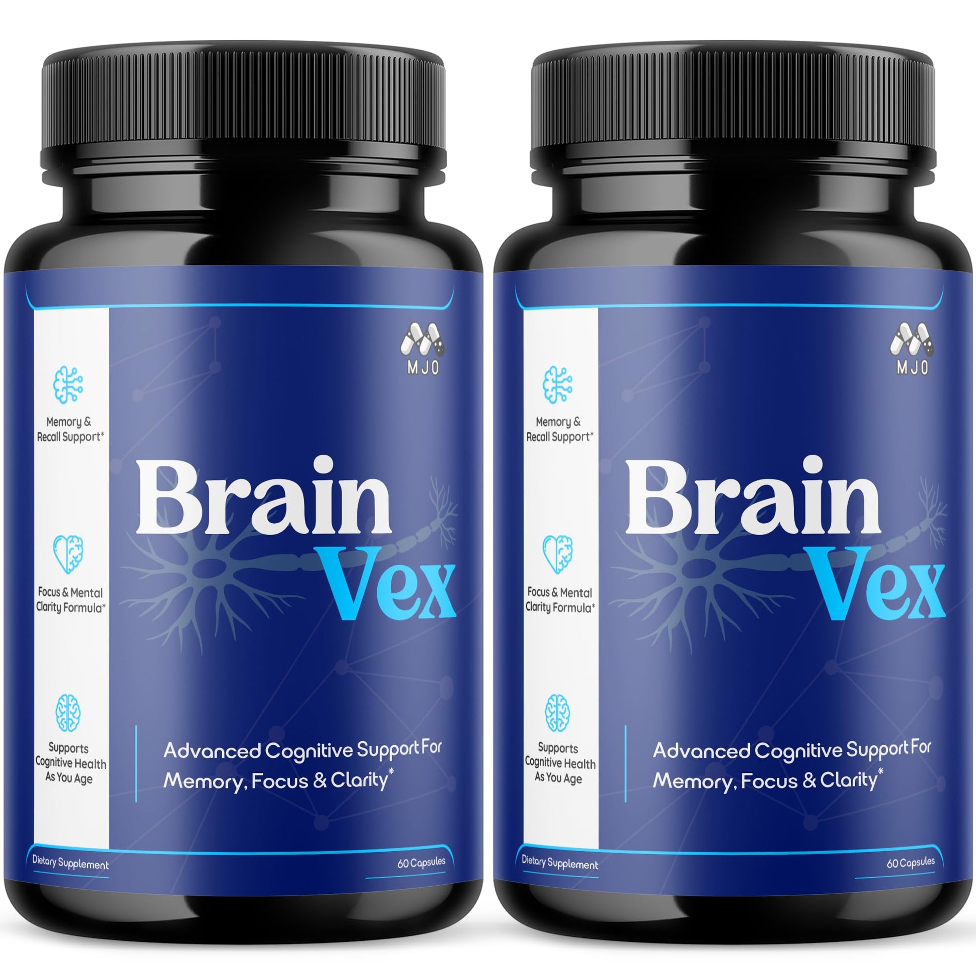 MJO Brain Vex Capsules, 120 Capsules