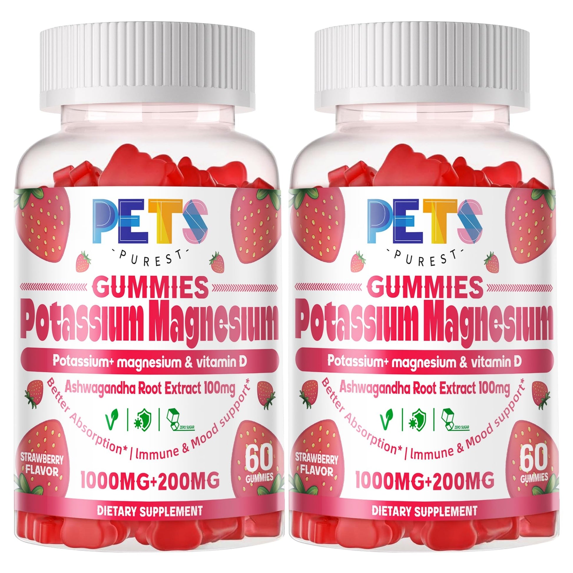 Pets Purest Potassium Magnesium Gummies 120 Gummies