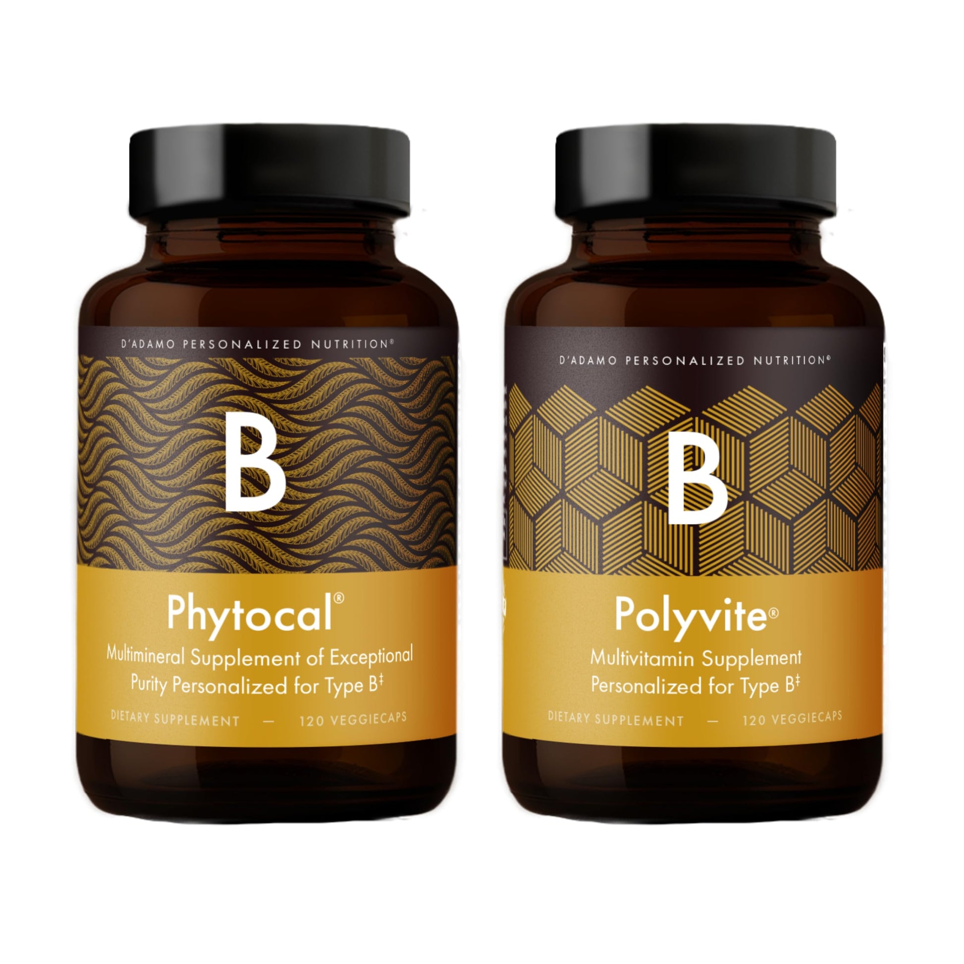 D'Adamo Personalized Nutrition Optimal Health Stack Blood Type B Capsules 120 Count
