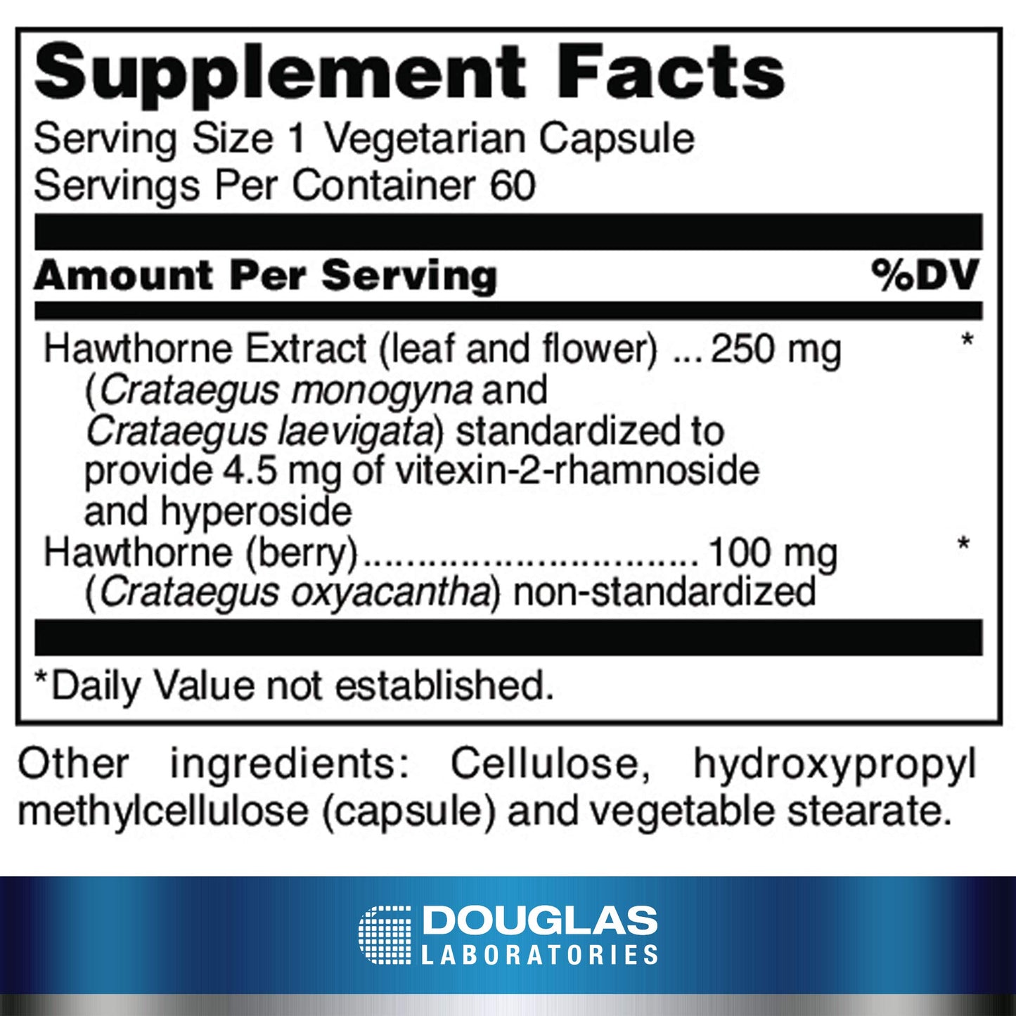 Douglas Laboratories Hawthorne Max-V Capsules, 60 Count