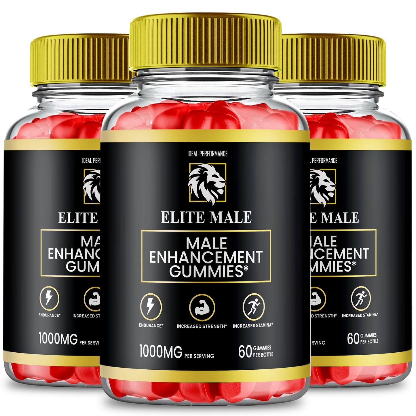 Ideal Performance EliteMale Gummies 180 Count