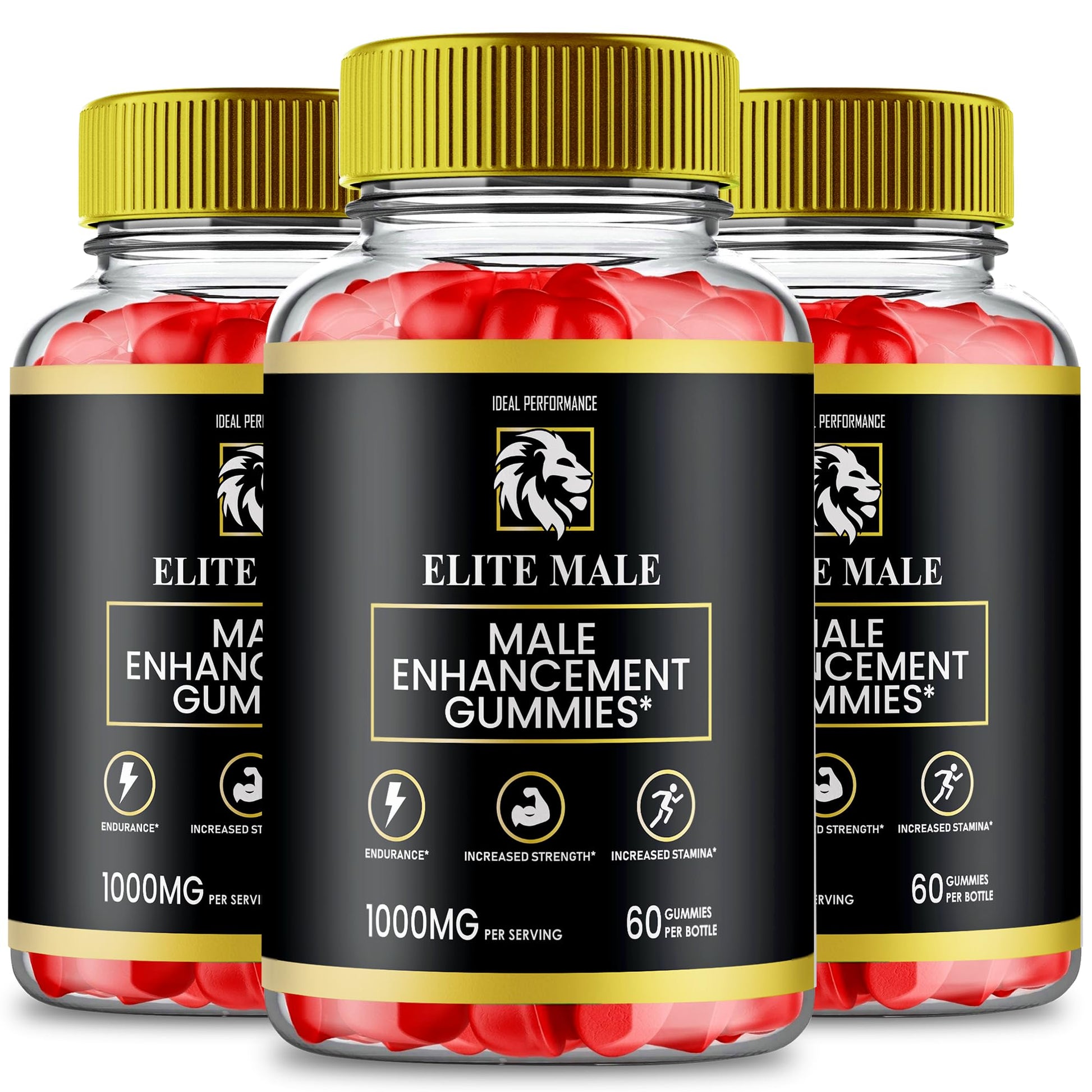 Ideal Performance EliteMale Gummies 180 Count