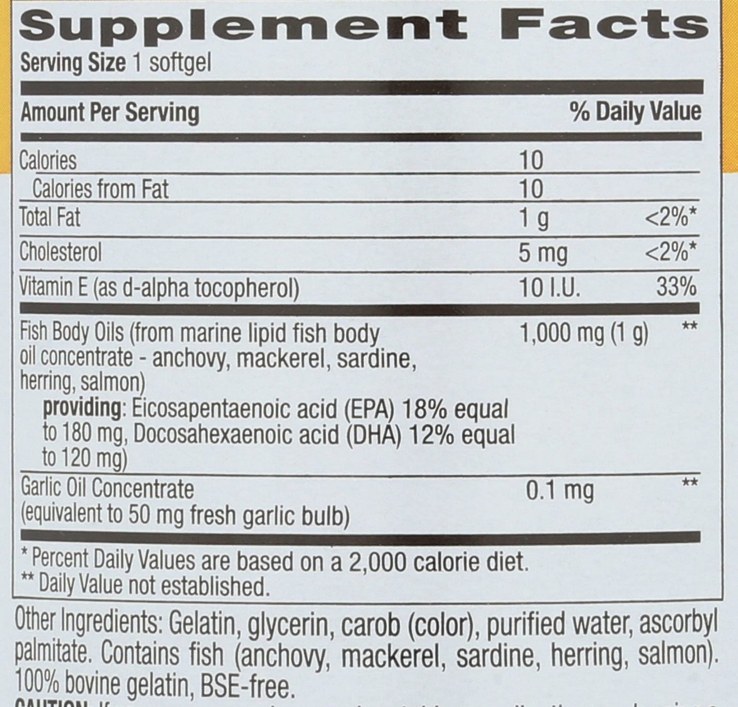 Country Life Omega-3 1000Mg Fish Oil Softgels 200