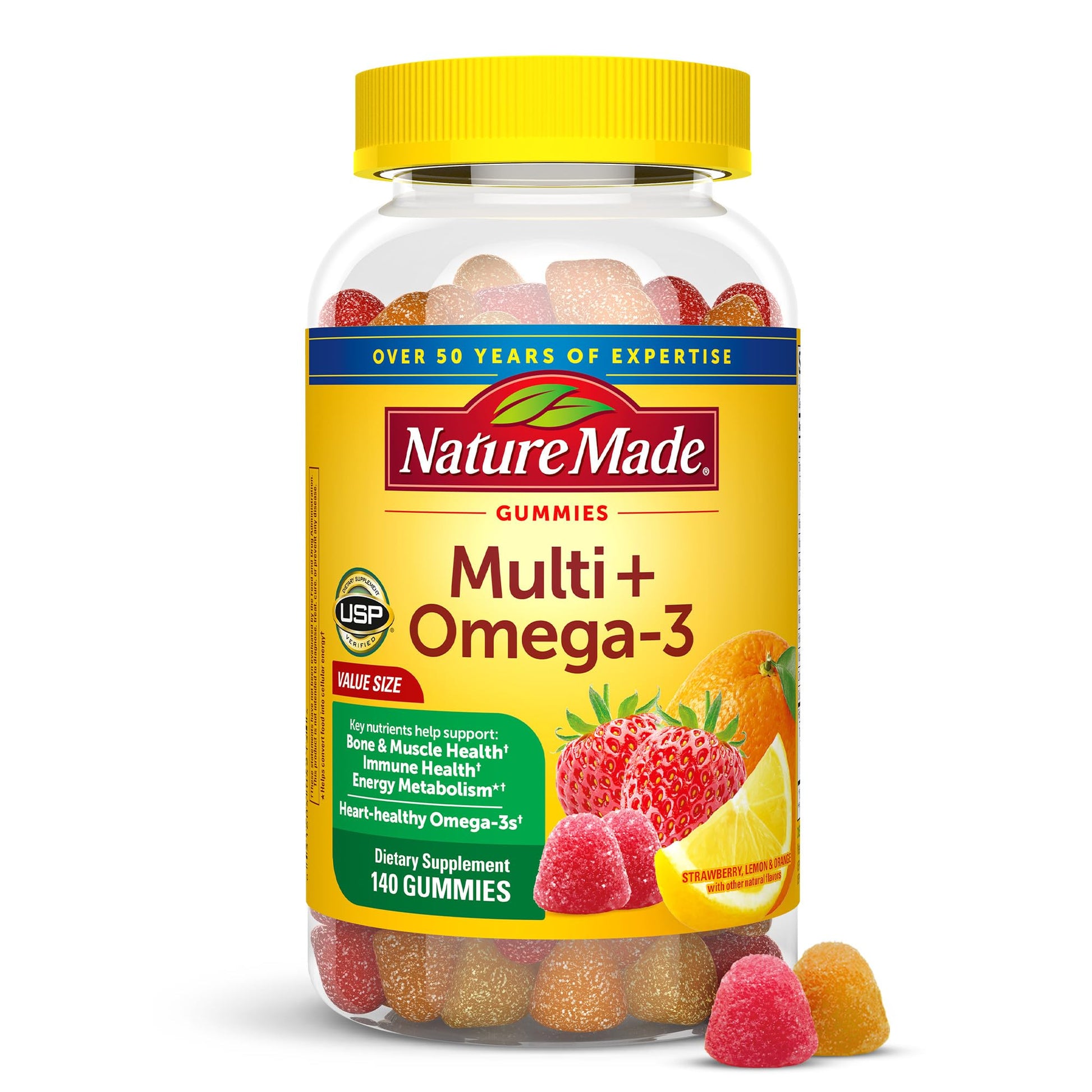 Nature Made Multivitamin + Omega-3 Gummy 140 Count