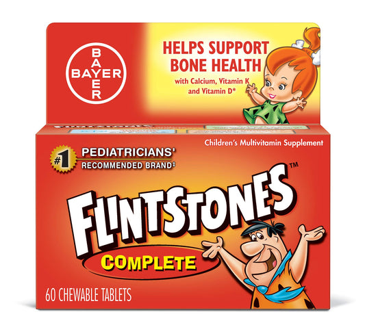 Flintstones Vitamins Complete Multivitamin Chewables, 60 Count