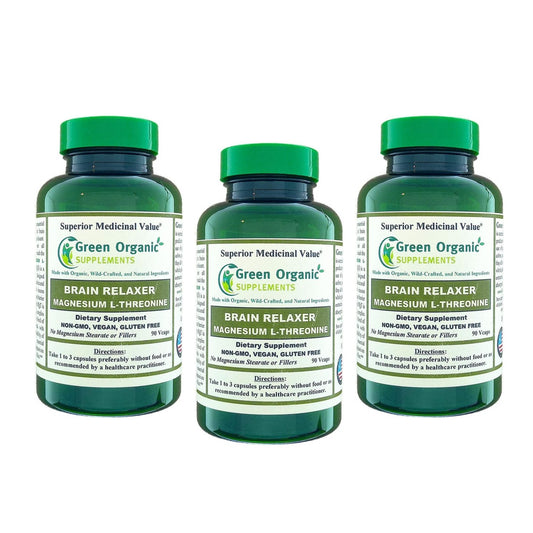 Green Organic Supplements Magnesium L-Threonine Capsules 270