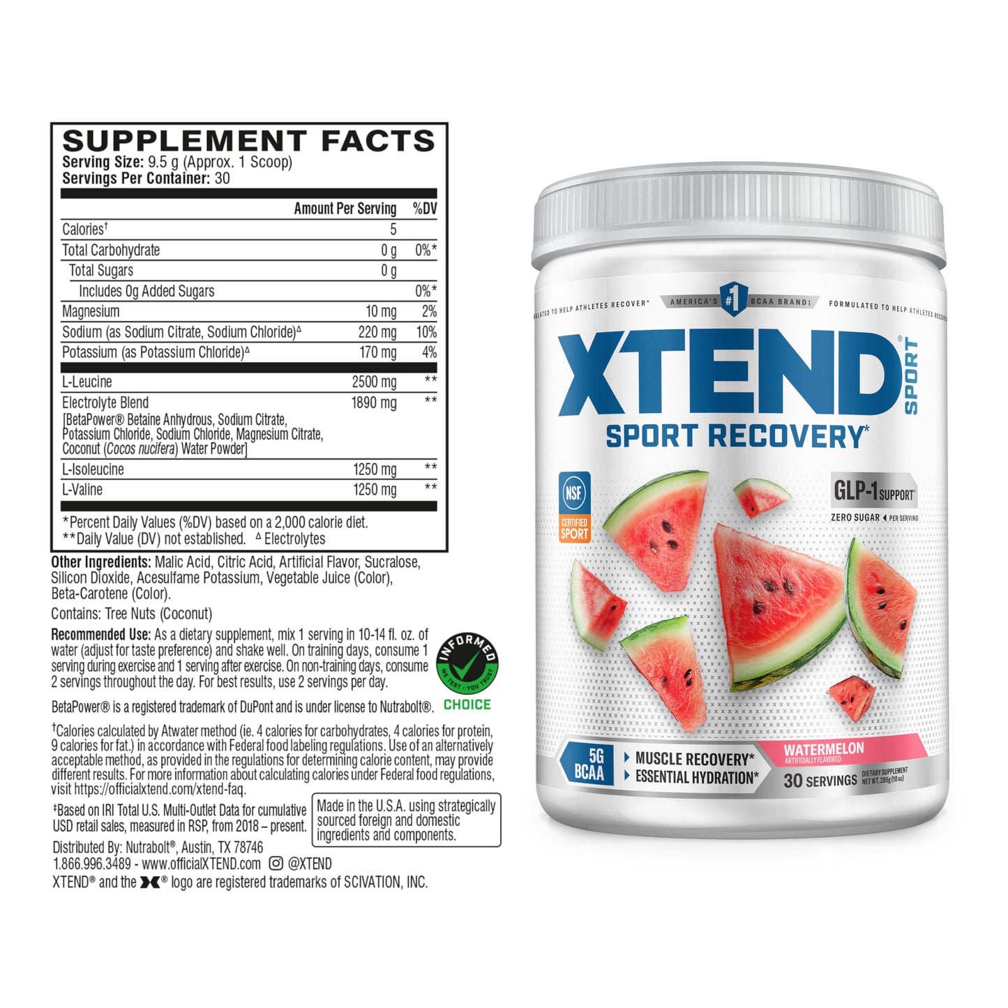 Xtend Sport BCAA Powder 10 Servings