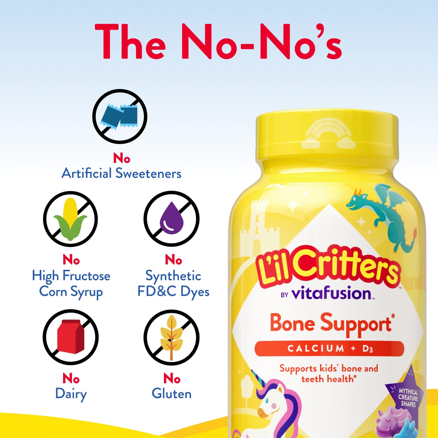 Lil Critters Bone Support Gummy 120 Gummies