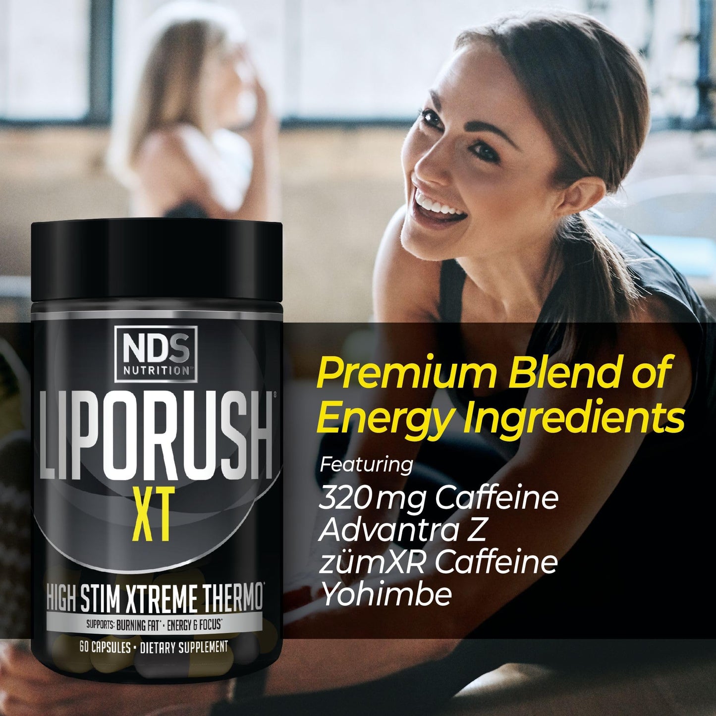 LIPORUSH XT Super Concentrated Thermogenic Capsule, 60 Count