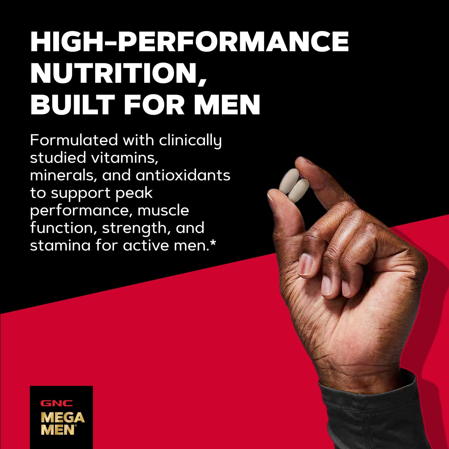 GNC Mega Men Sport Multivitamin for Men Capsules 180 Count
