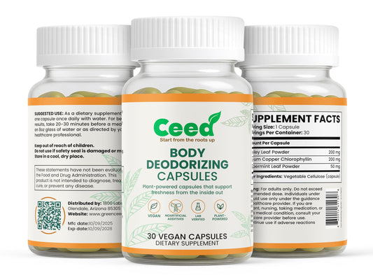 Ceed Body Deodorizing Capsules 30 Capsules