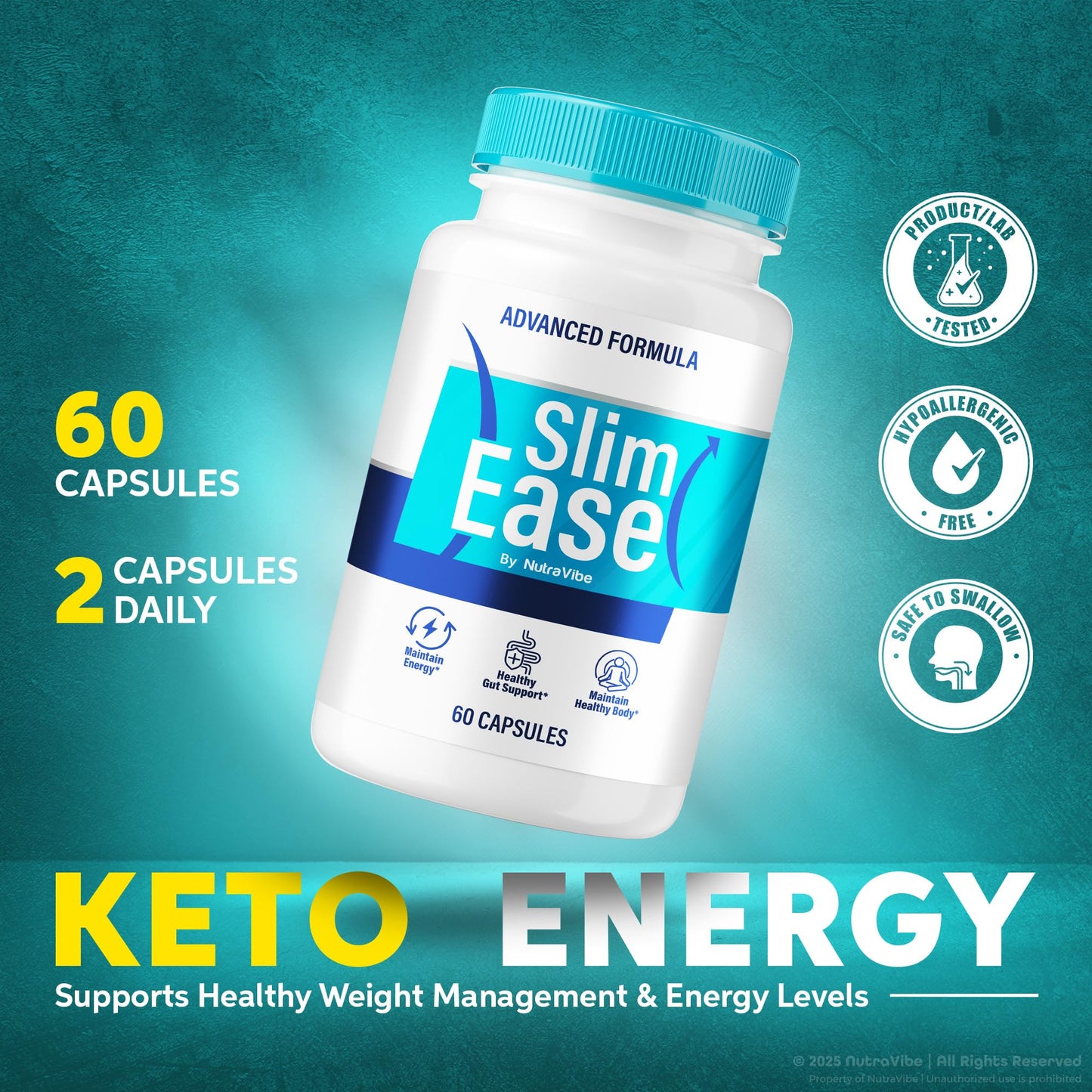 NutraVibe SlimEase 60 Capsules