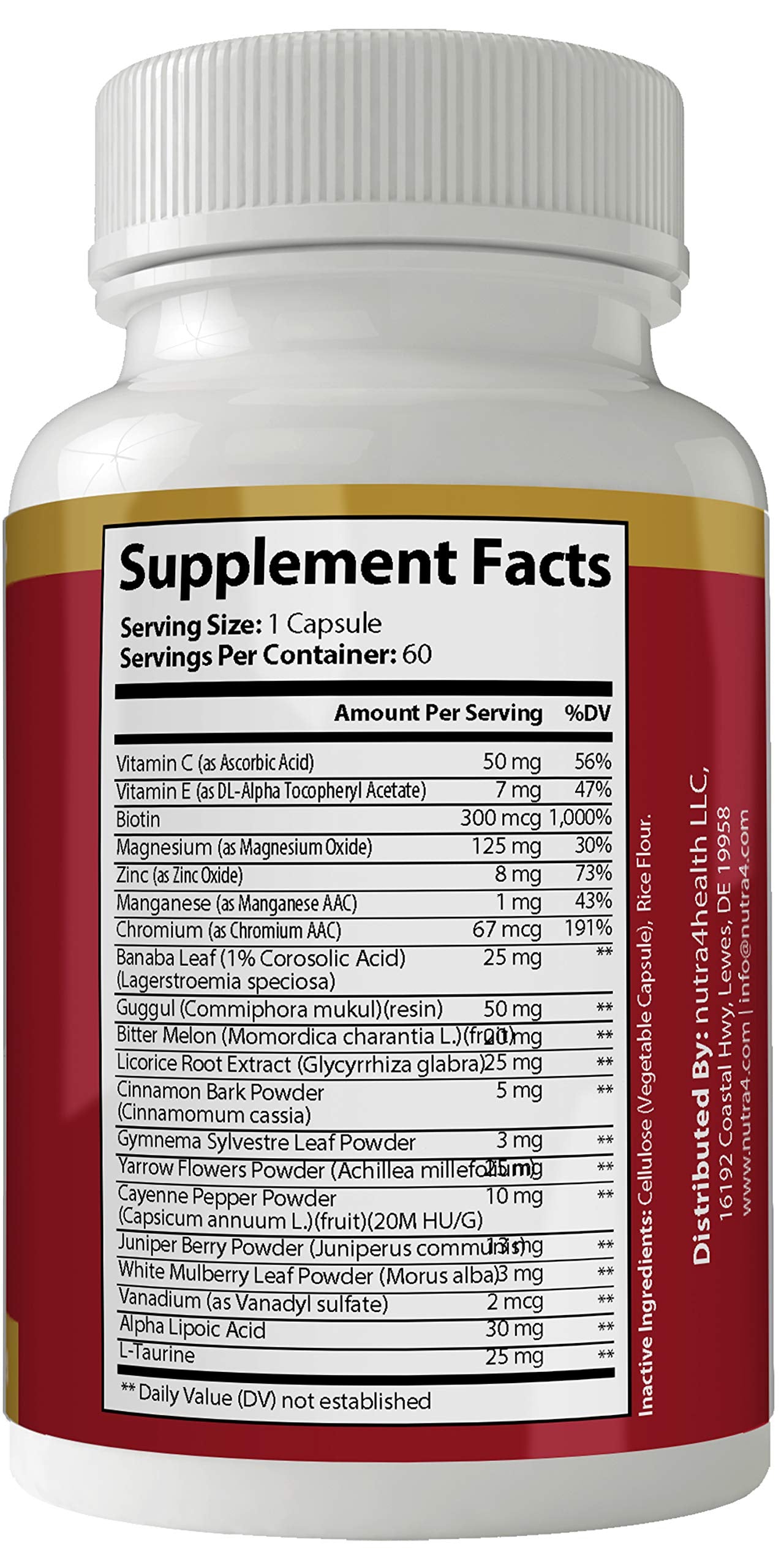 nutra4health Reversirol Supplement 60 Capsules