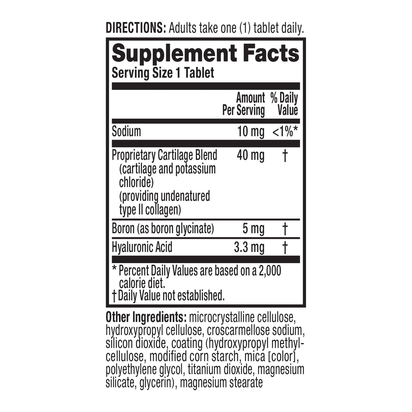 Move Free Type II Collagen, Boron & HA Ultra Triple Action Tablets, 225 Count
