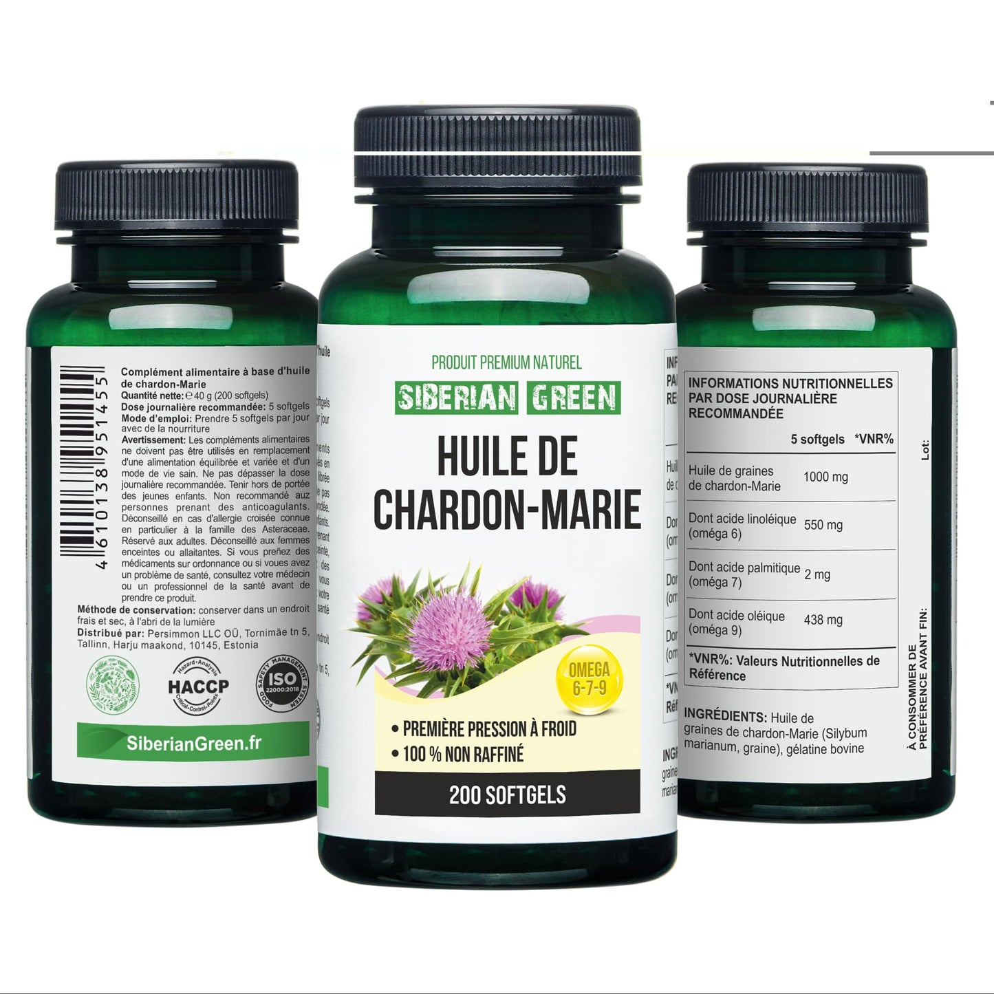 Siberian Green Milk Thistle Oil Softgel 200
