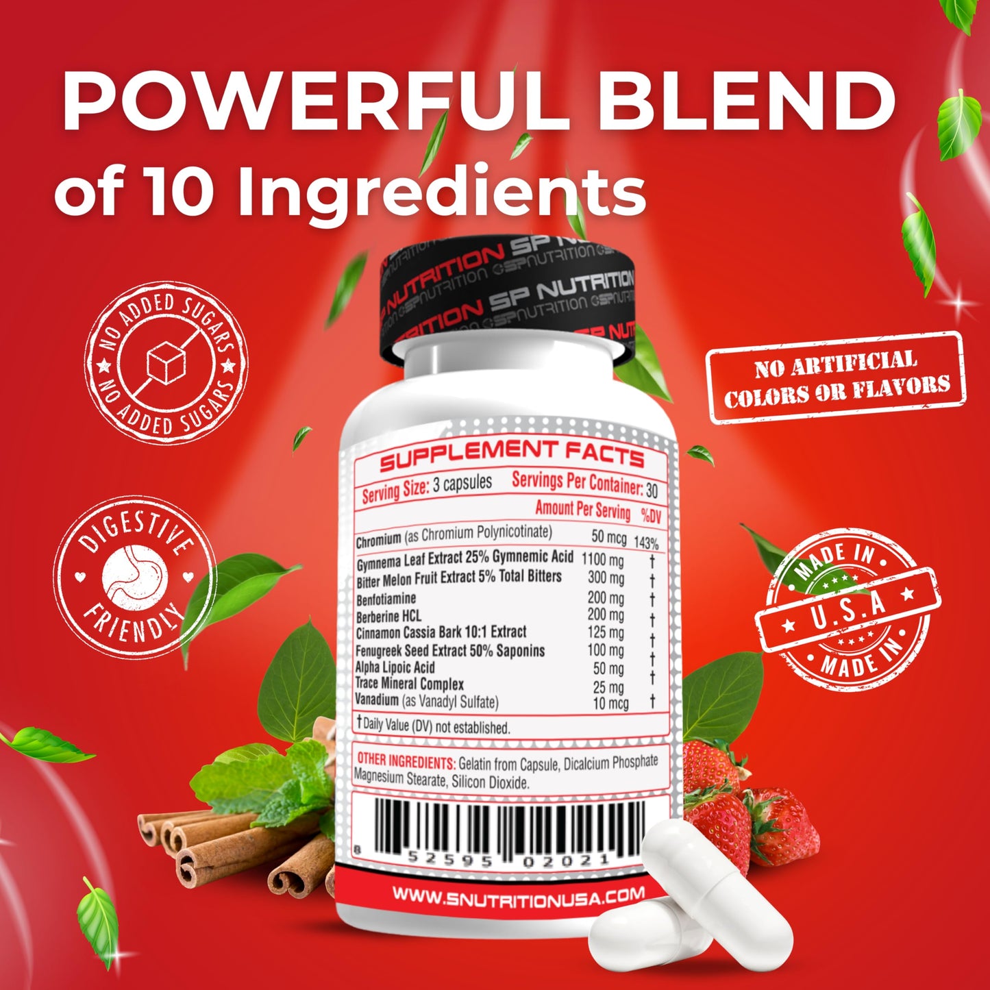 S Nutrition Gluco 9 Capsule 120