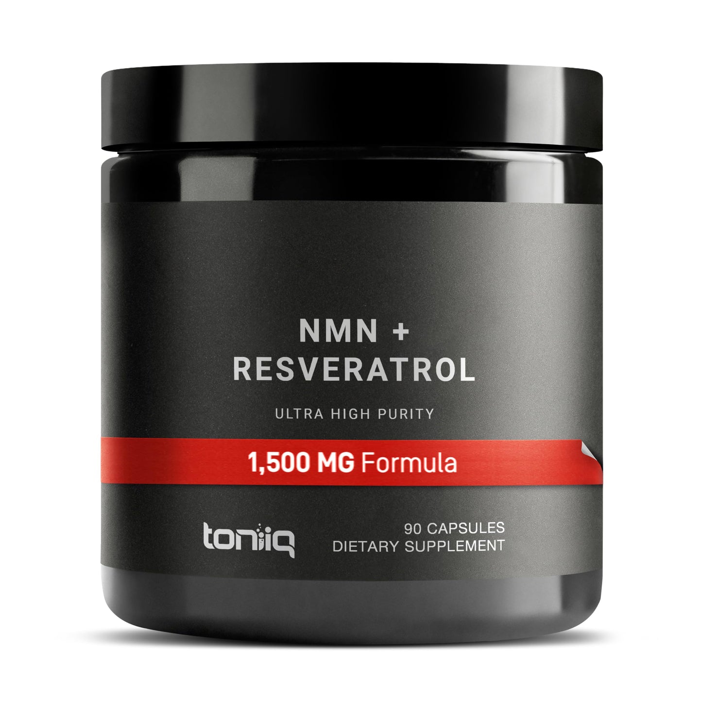 Toniiq NMN + Resveratrol Capsule 1500mg 90 Count