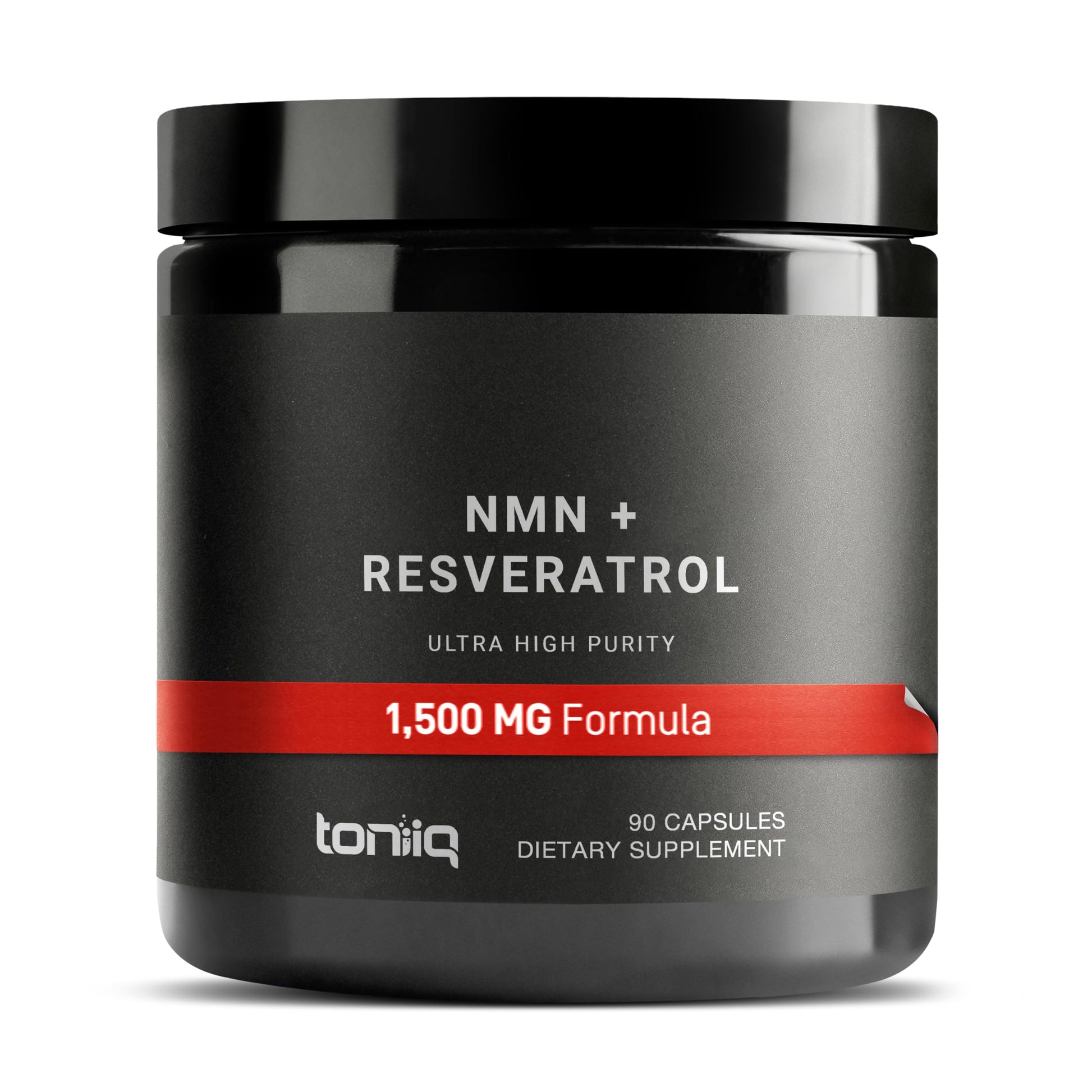 Toniiq NMN + Resveratrol Capsule 1500mg 90 Count