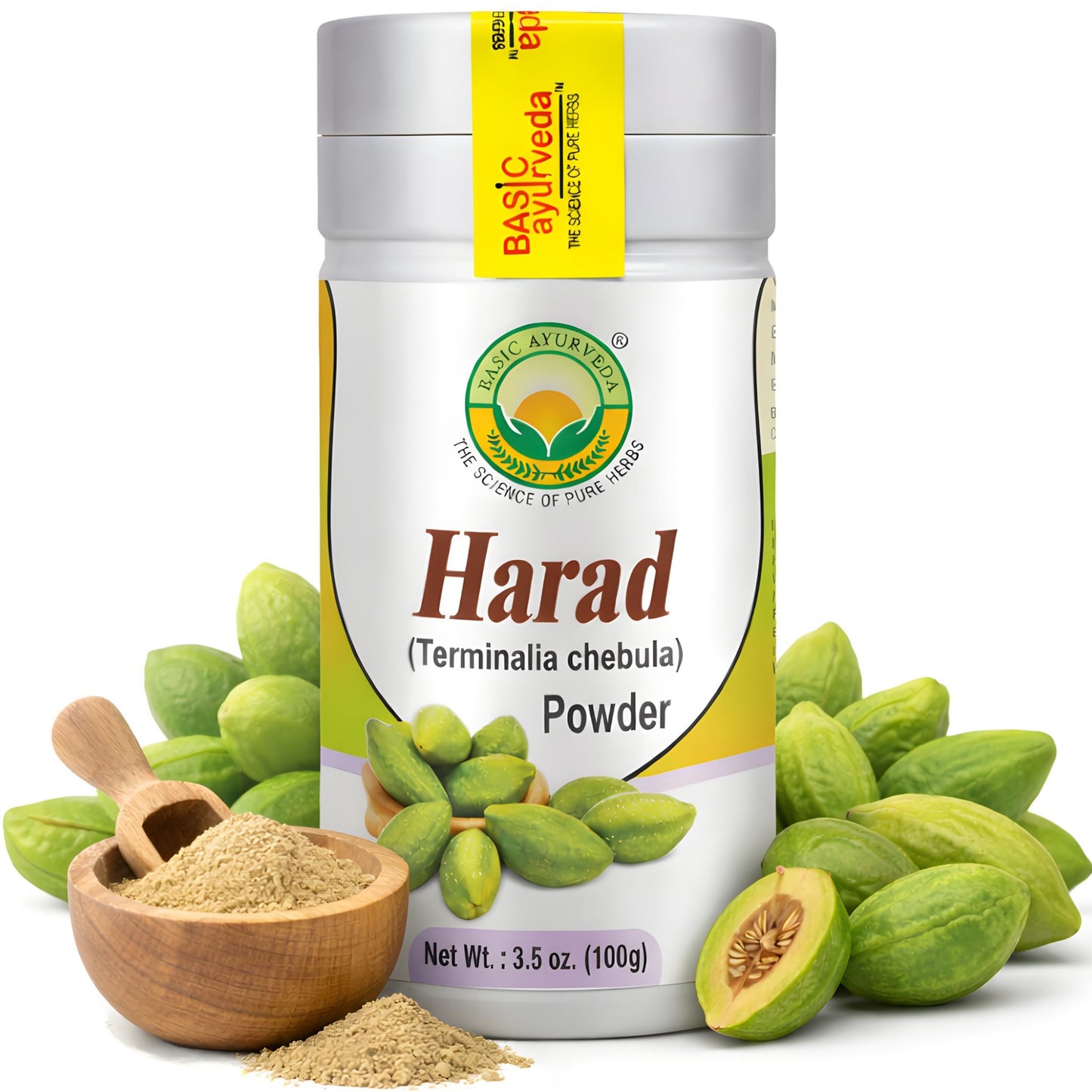BASIC AYURVEDA Haritaki Powder 3.53 oz