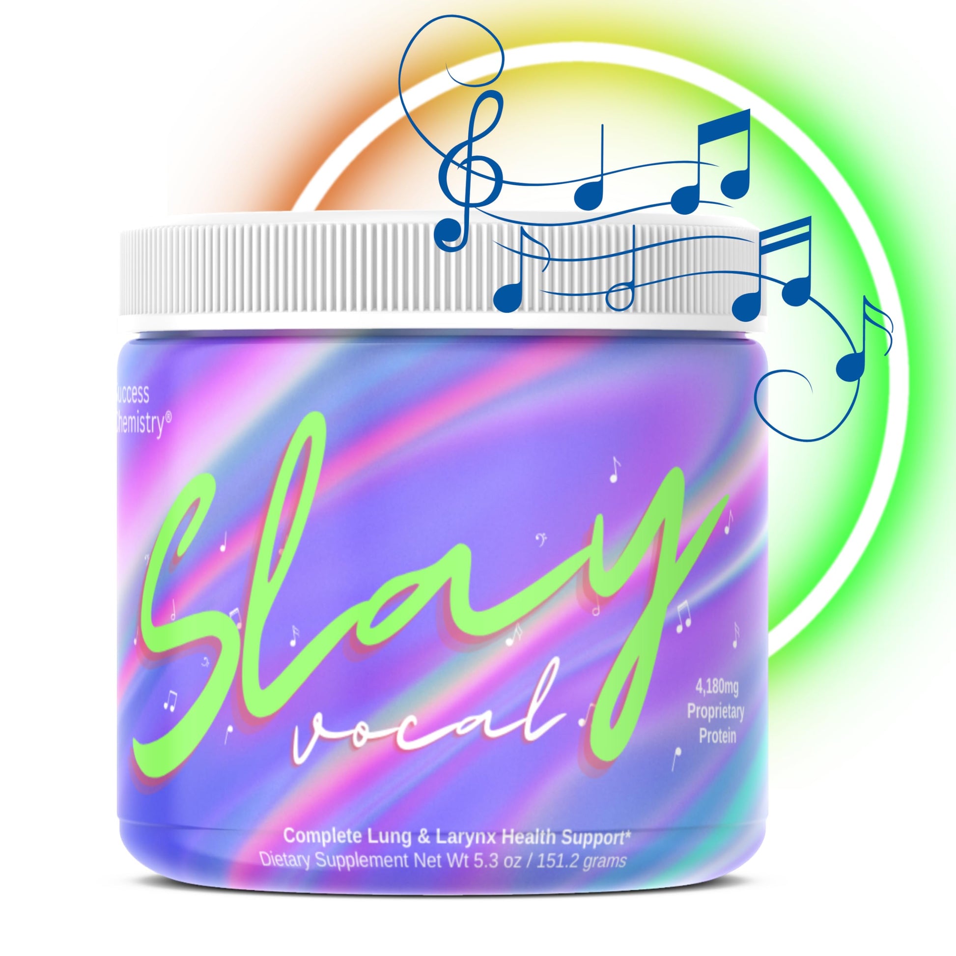 Success Chemistry Slay Vocal Complete Lung & Larynx Health Support Powder 1 Ounce