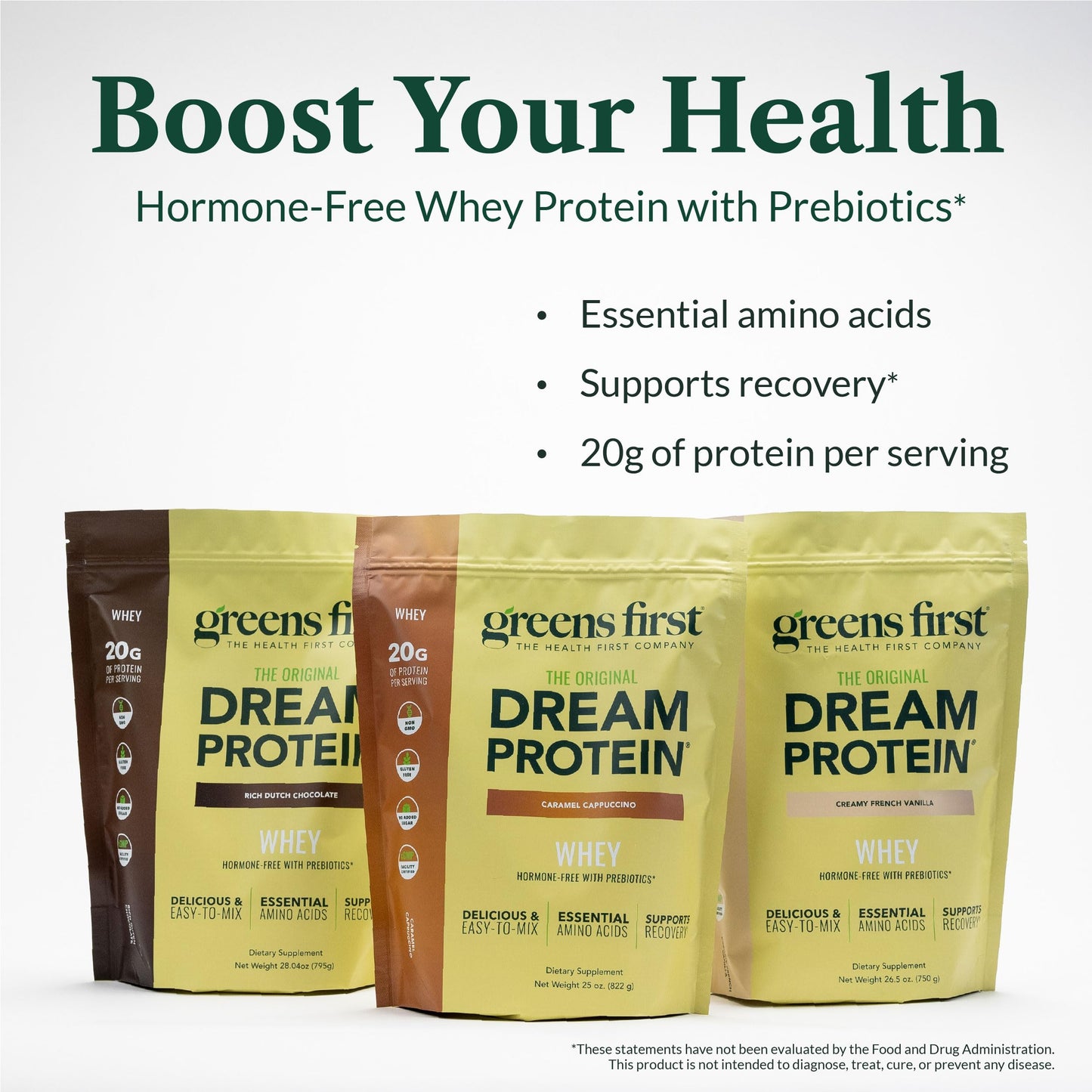 Greens First Dream Protein Powder Whey 750