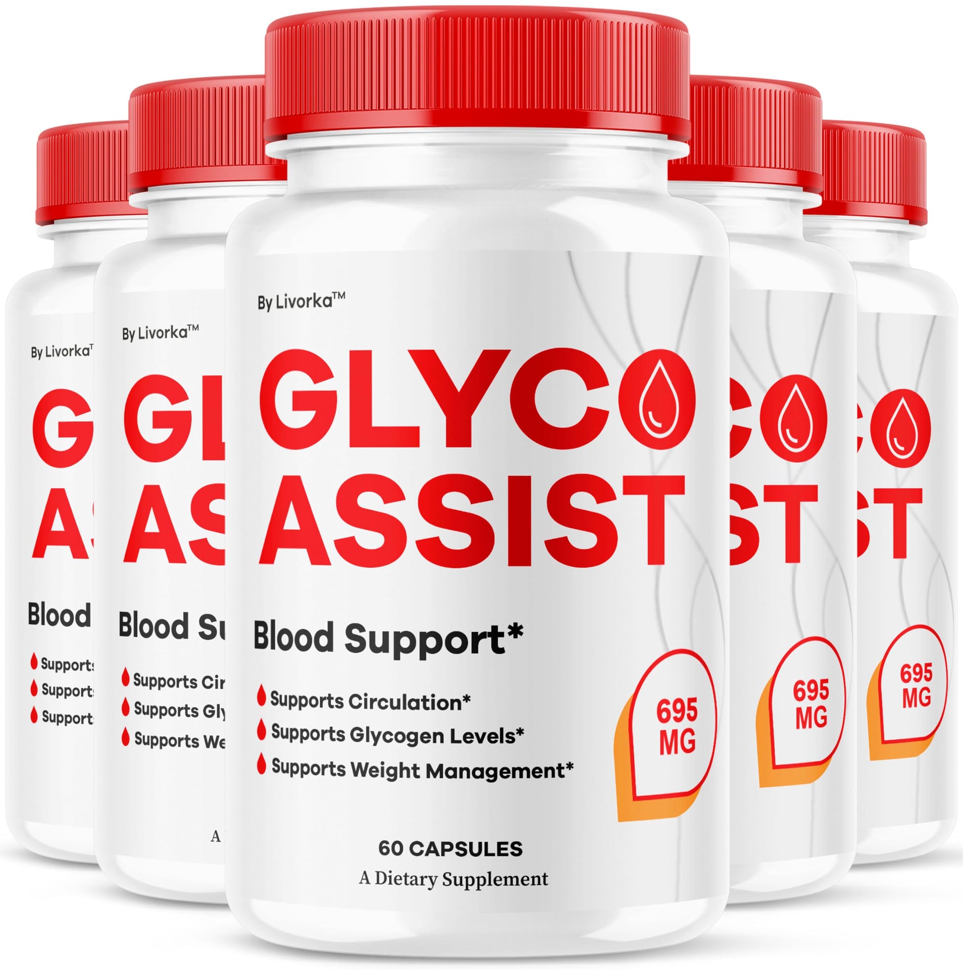 LIVORKA Glyco Assist Capsules 300 Capsules