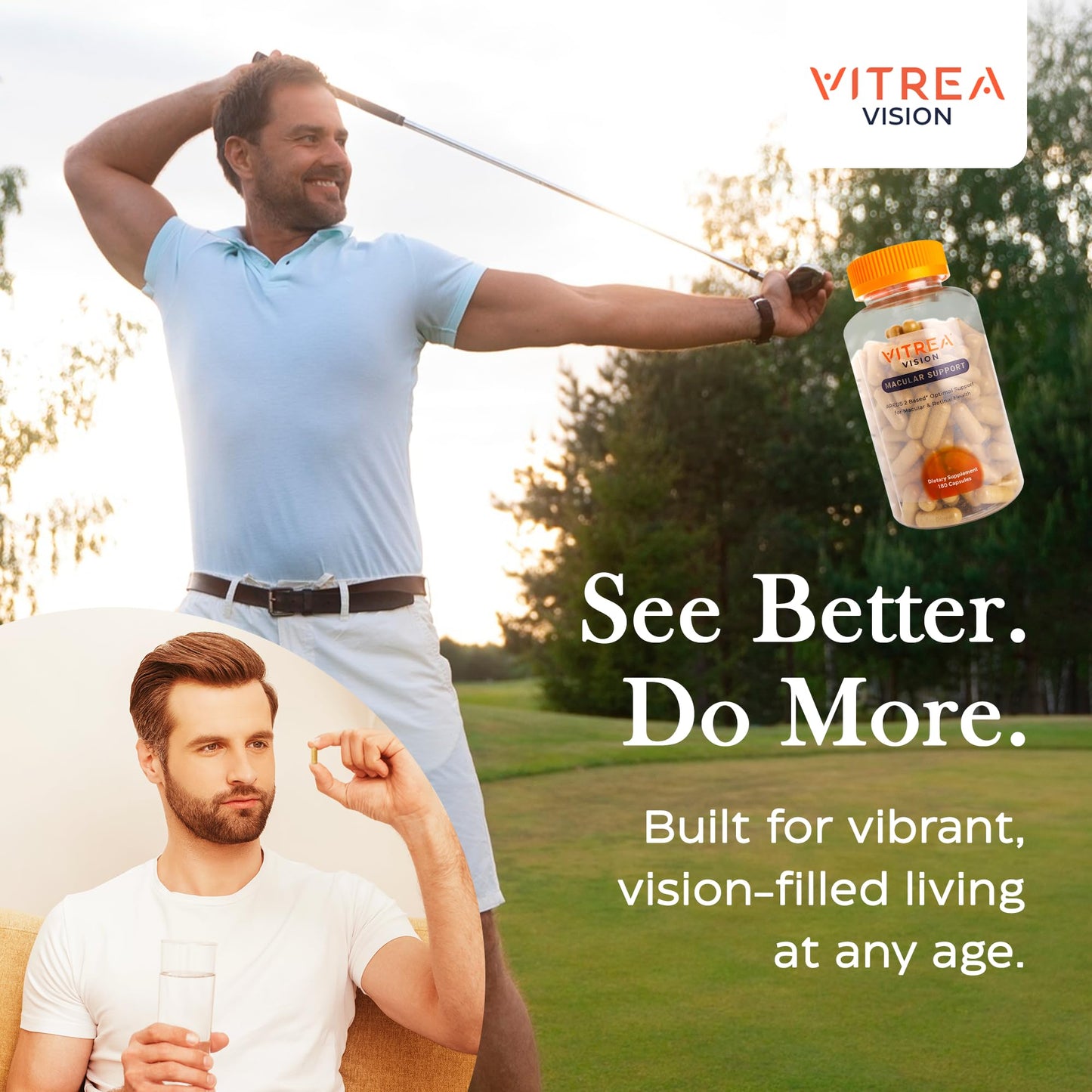 VITREA VISION Health Vision Macular Support Capsules 180