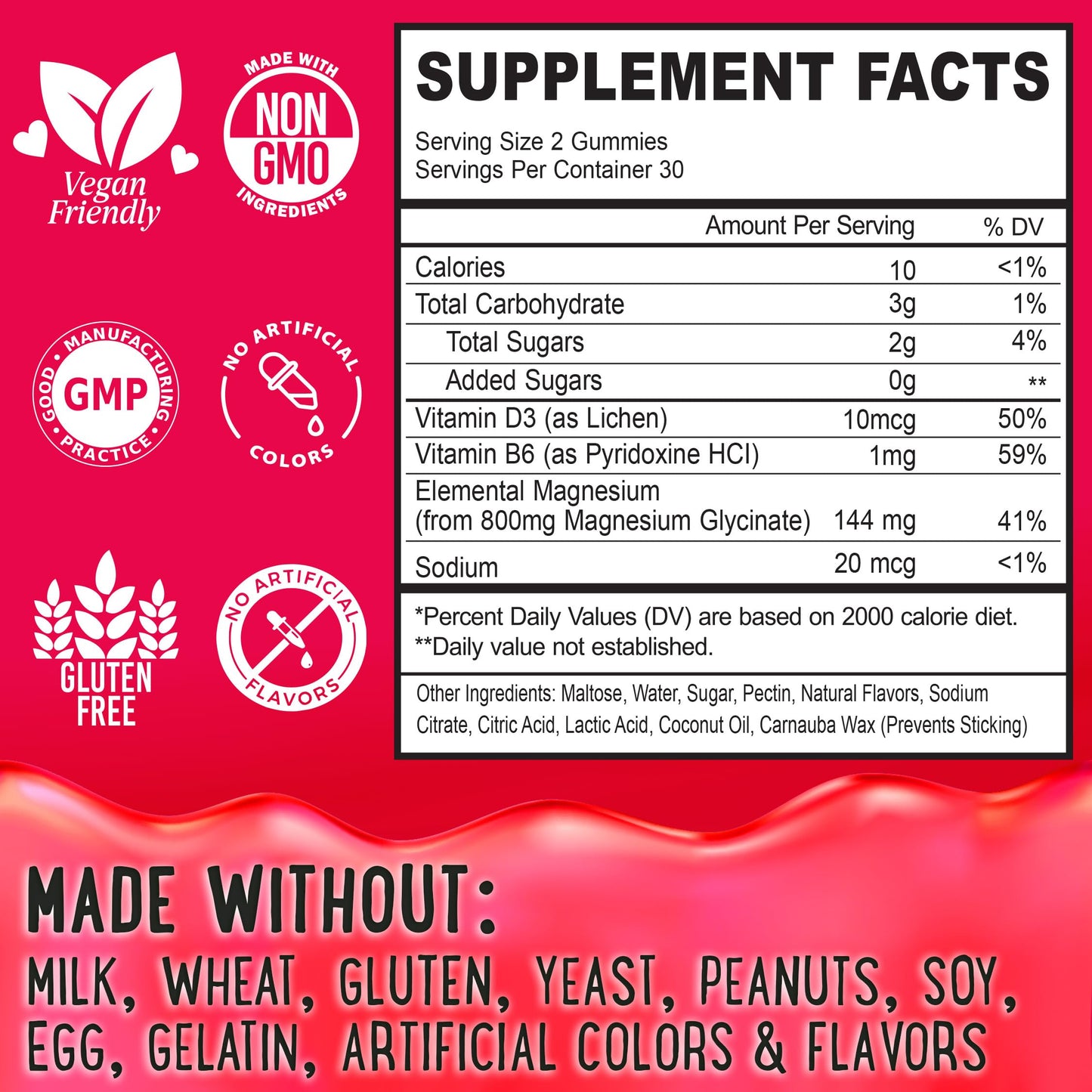 OH MY CHEWY Magnesium + D3K2 Gummies Bundle – 2 Bottles (60 Each) – Strawberry Banana & Apple Kiwi, 120 Gummies
