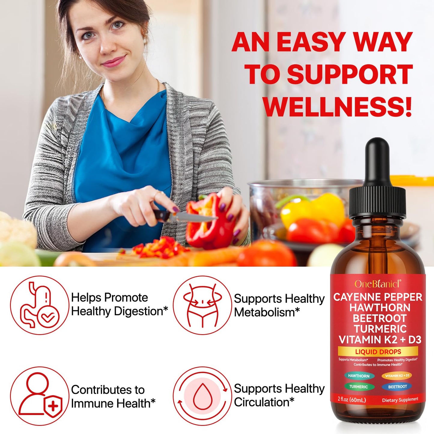ZIXAOK Cayenne Pepper Supplement Caplet, 1 Caplet
