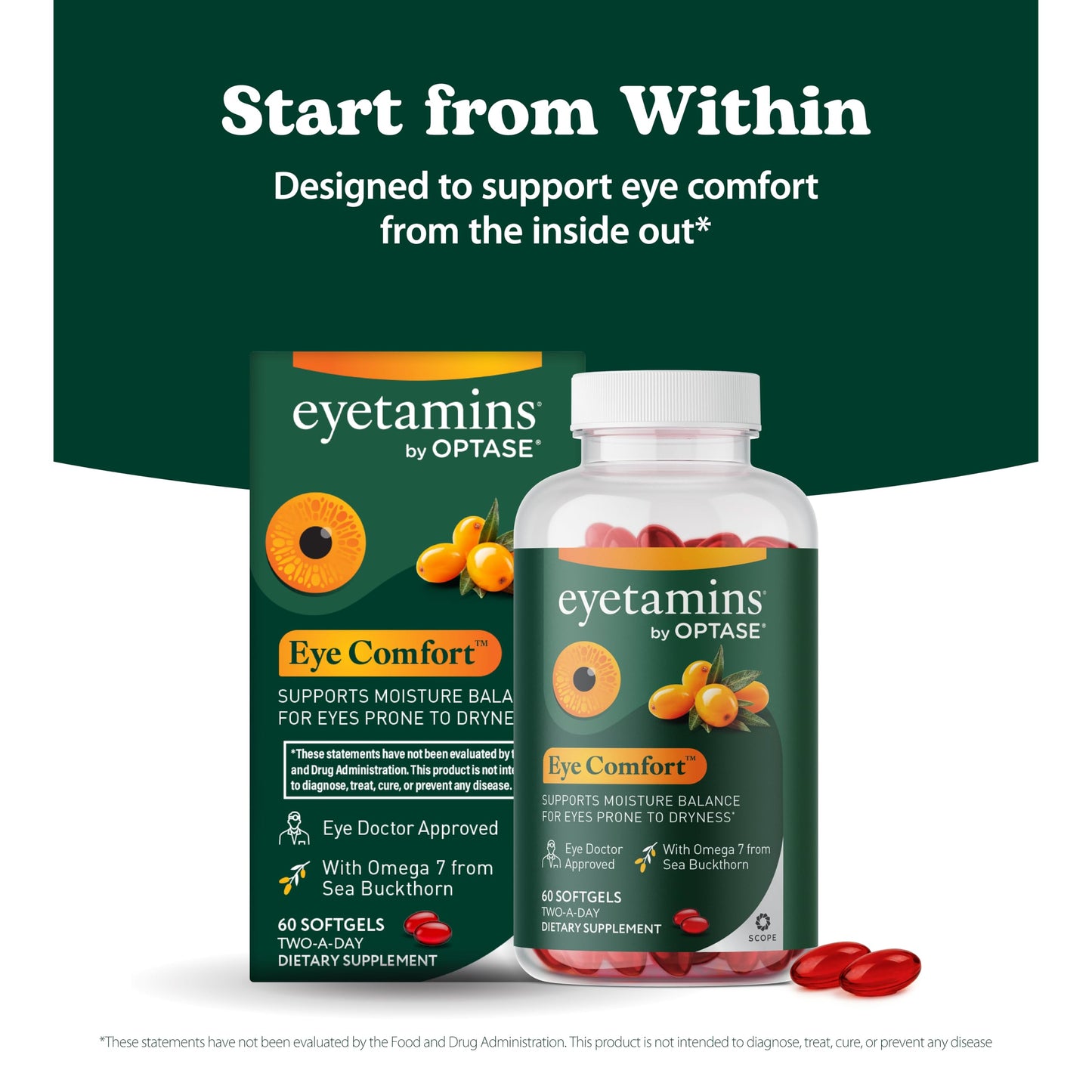 eyetamins Eye Comfort Softgels 60