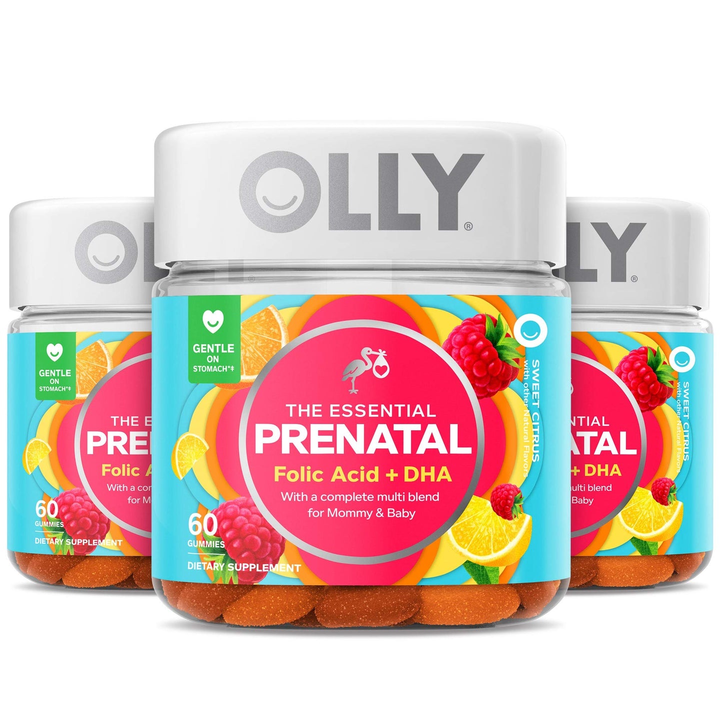 OLLY Prenatal Multivitamin Gummy, 180 Gummies