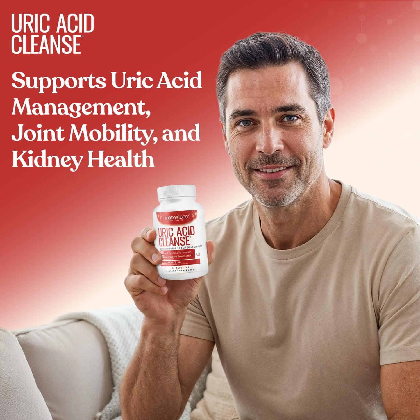 Moonstone Uric Acid Cleanse Capsule 120 Count