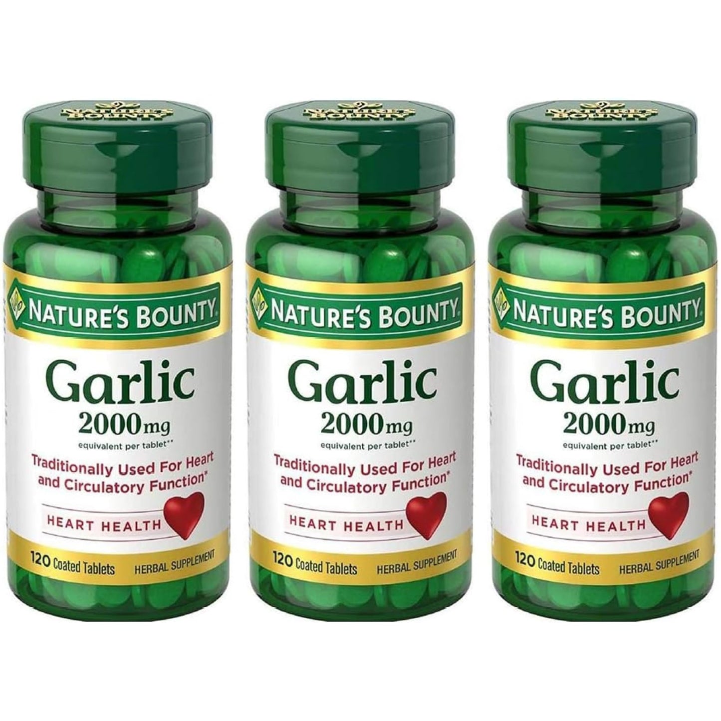 Nature's Bounty Garlic 2000mg 360 Tablets