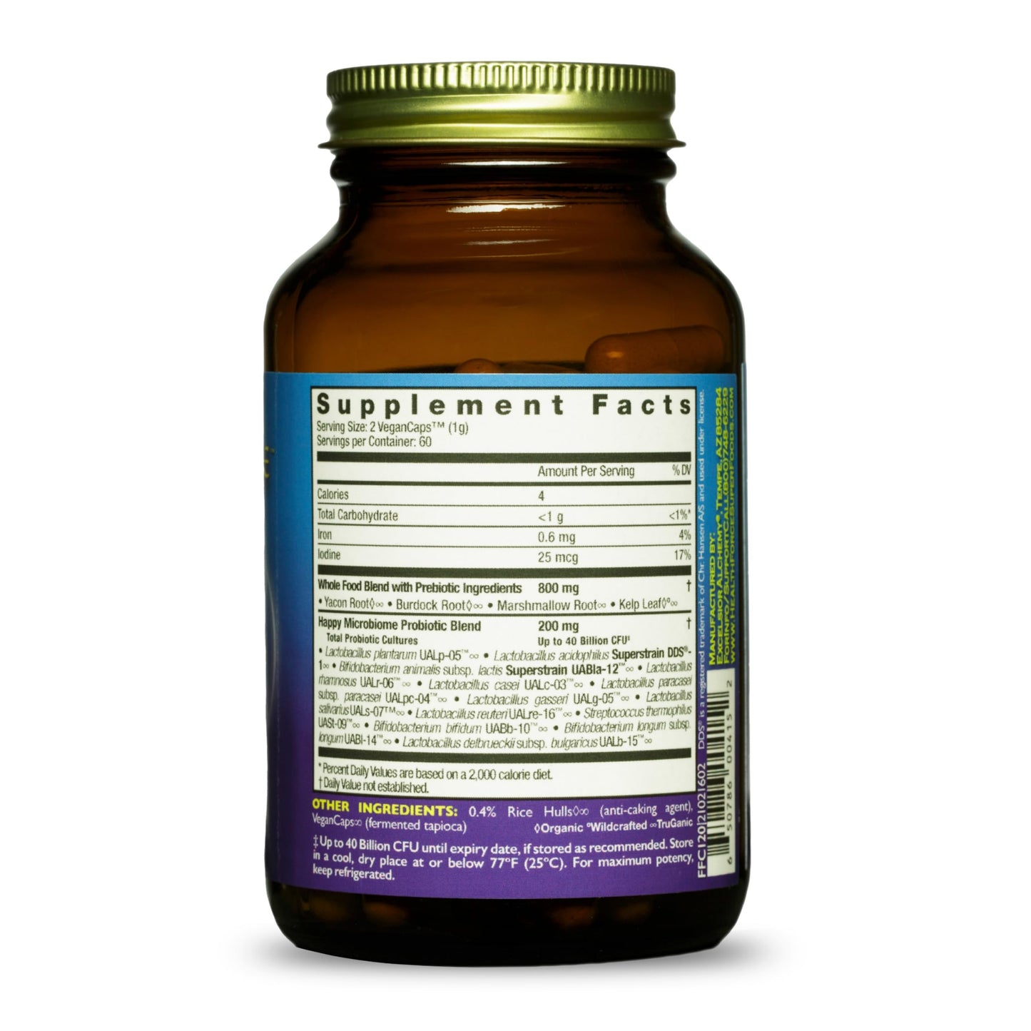 HEALTHFORCE SUPERFOODS Friendly Force Capsules 120 Capsules