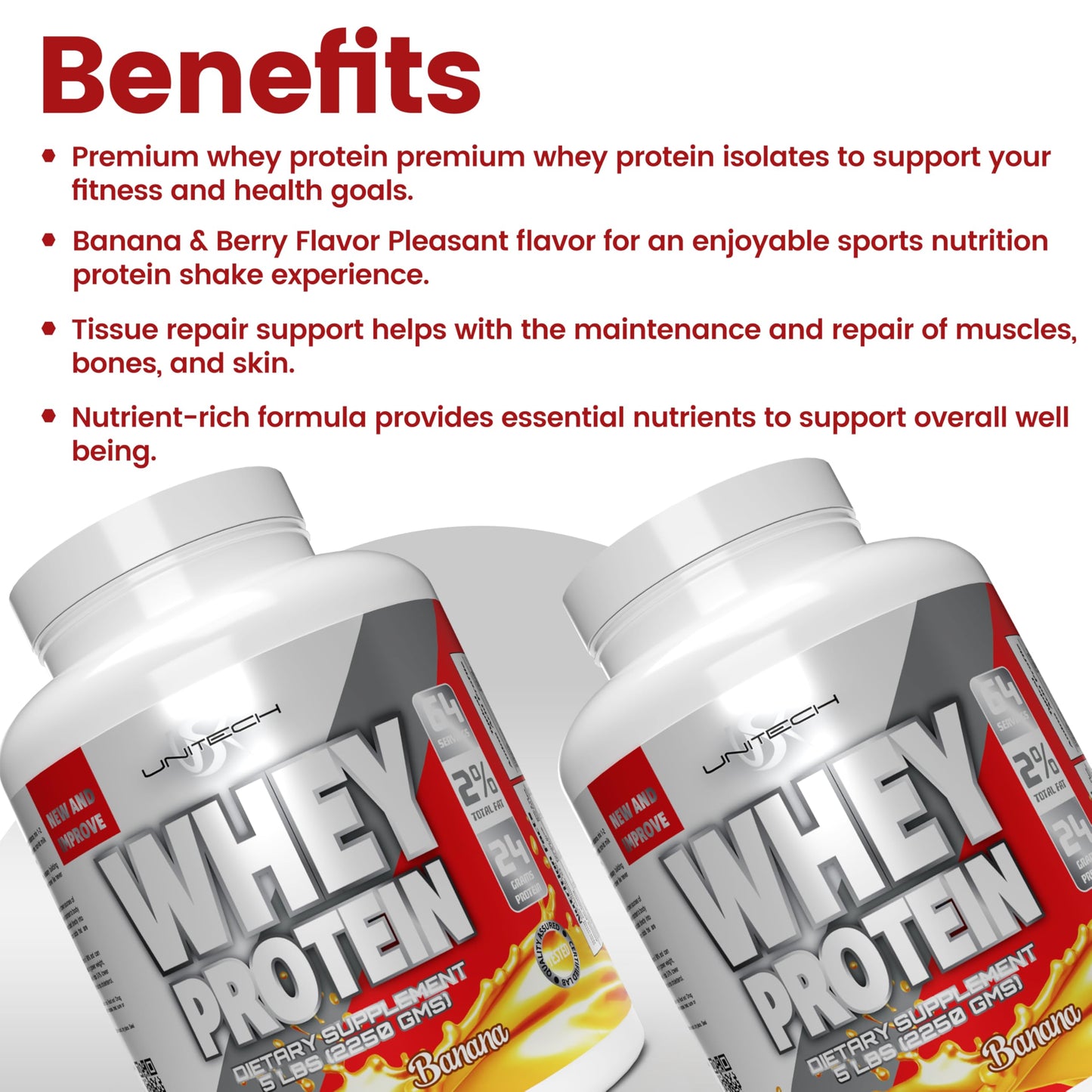 USK Whey Protein Banana Powder 80