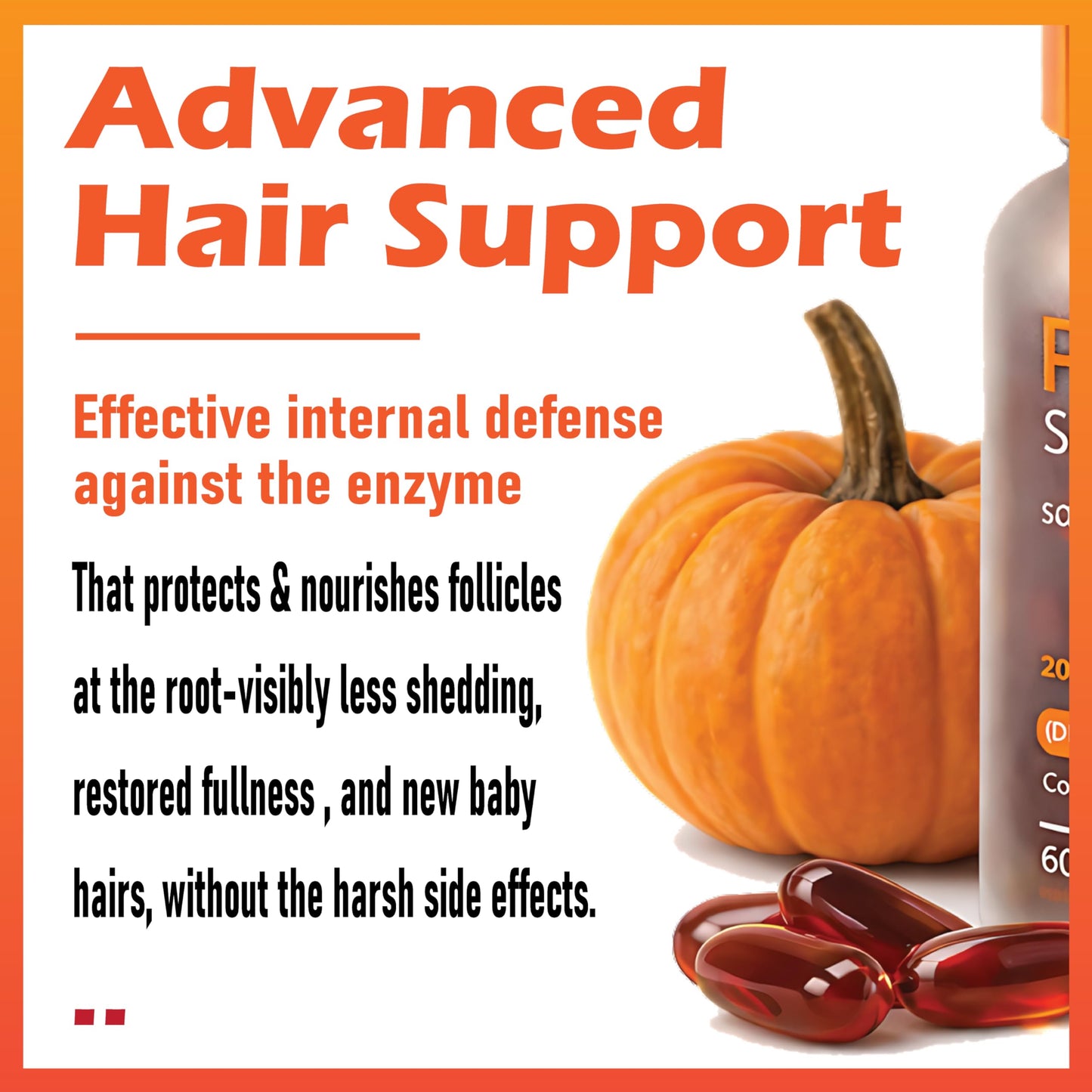 BELANO Pumpkin Seed Oil with Saw Palmetto Softgels 60