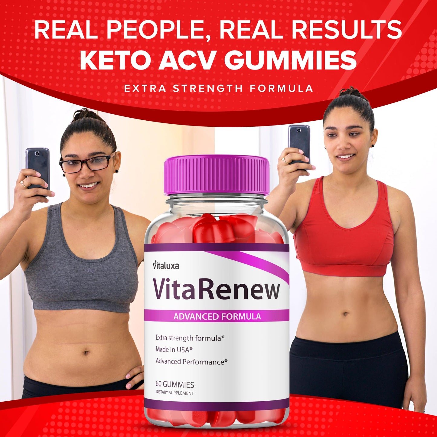 Vitaluxa VitaRenew Gummies 60 Count