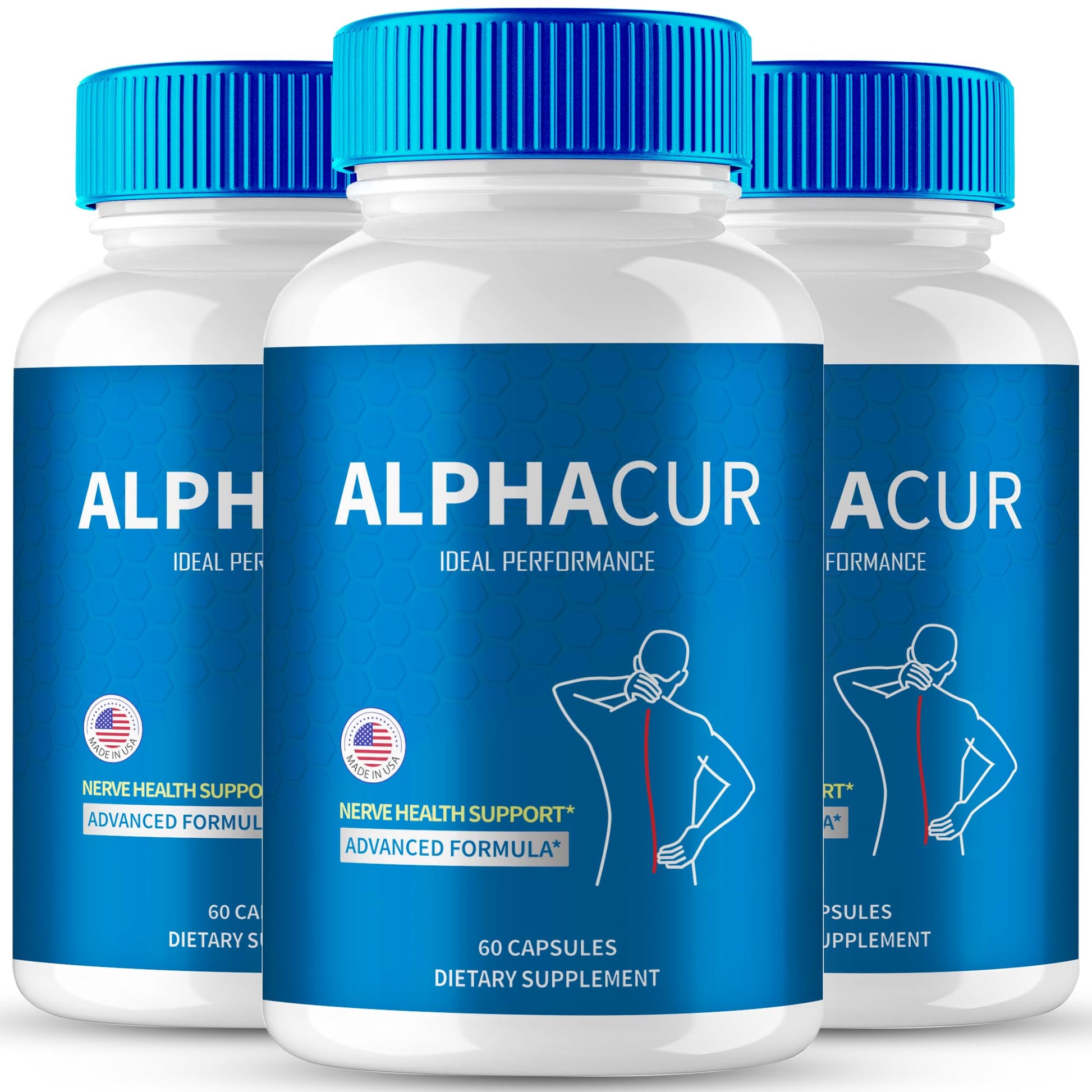 IDEAL PERFORMANCE AlphaCur for Neuropathy Advanced Formula Capsules 180 Capsules
