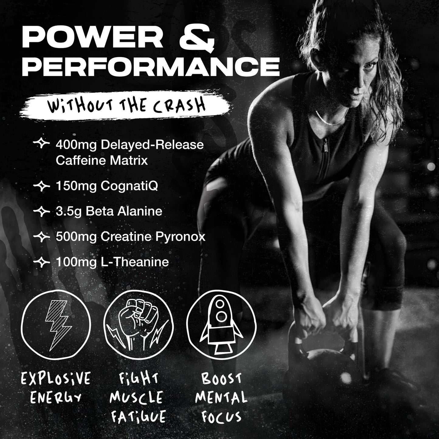 AFTERDARK INHUMAN Pre-Workout Powder, 9.07 Ounce