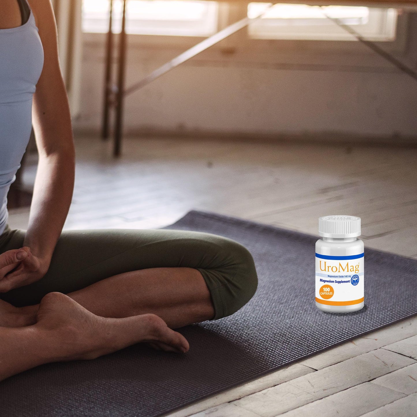 URO-MAG Sugar-Free Magnesium Oxide Supplement Capsule, 100 Count