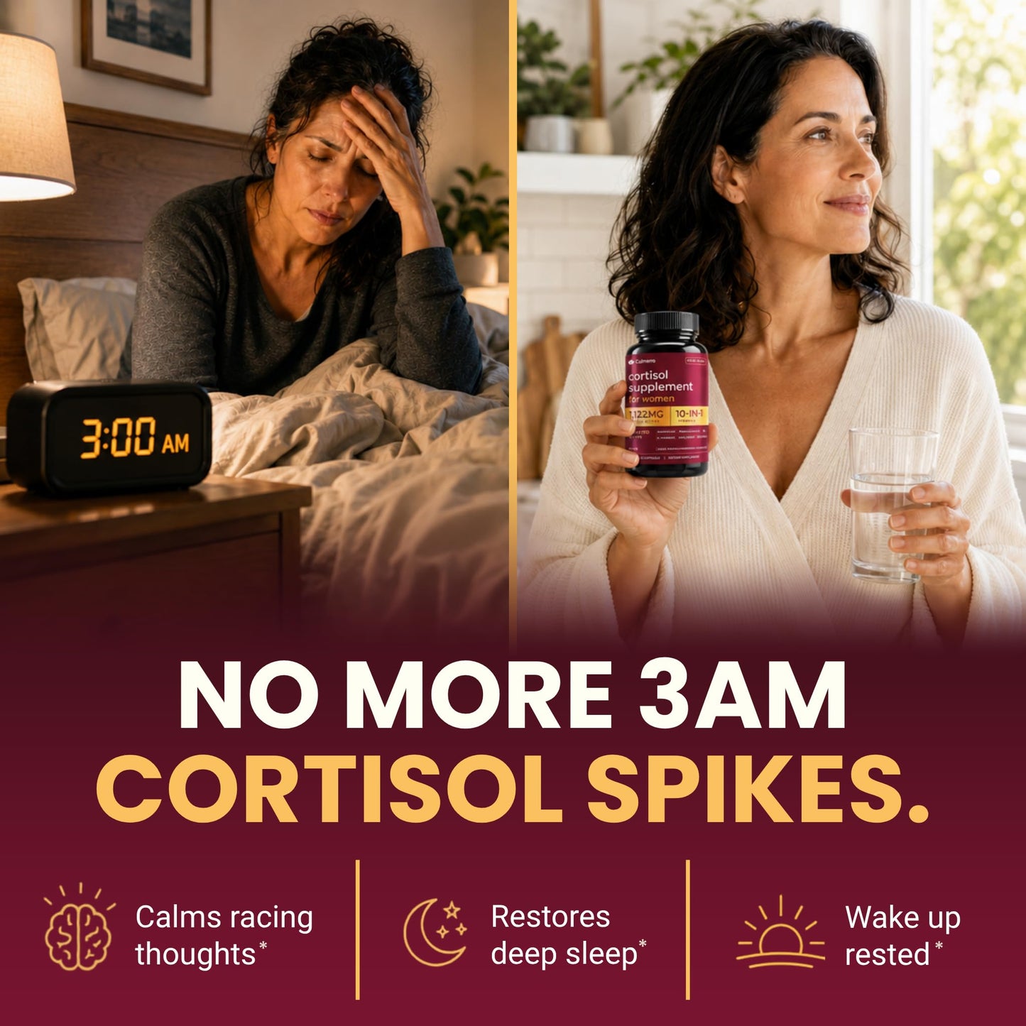 Calmerra Cortisol Support Capsules, 60 Count