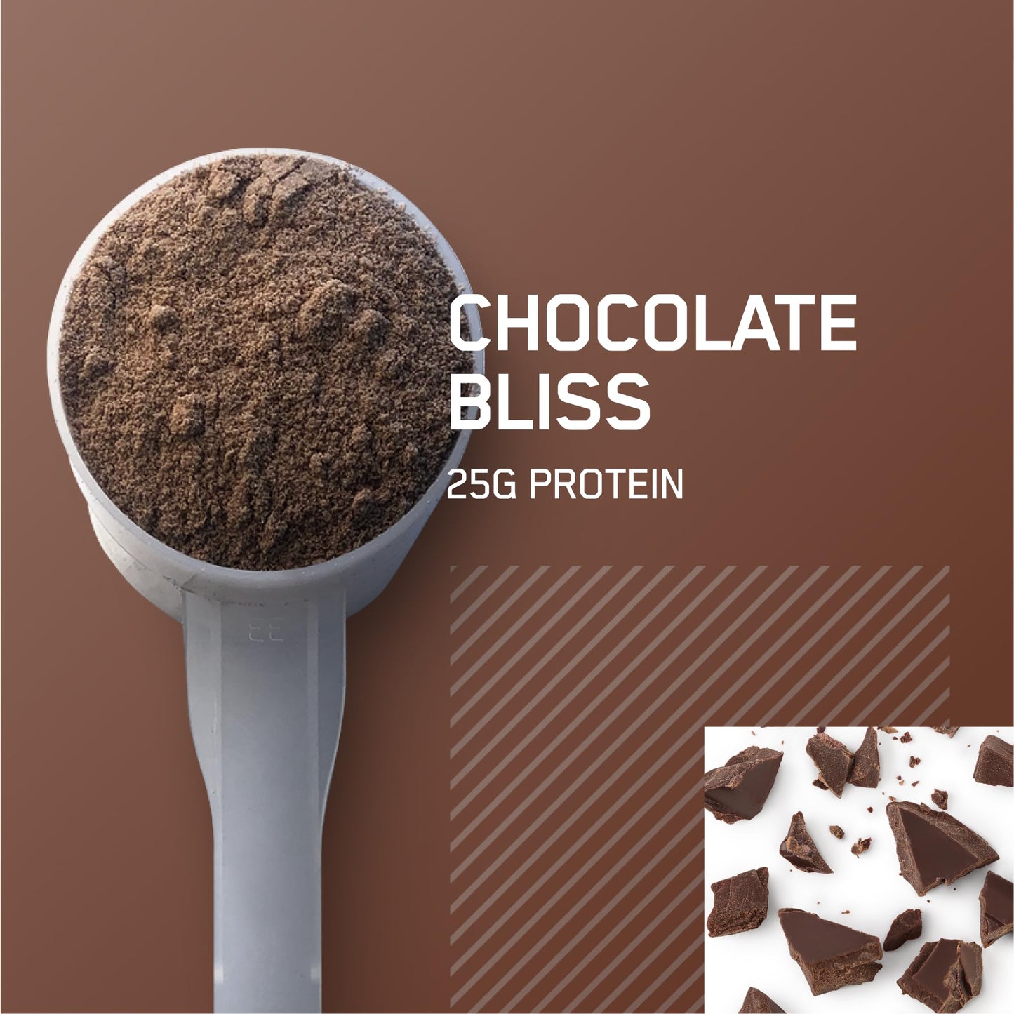 Optimum Nutrition Gold Standard 100% Isolate Protein Powder, Chocolate Bliss, 3 Pounds, 48 Servings