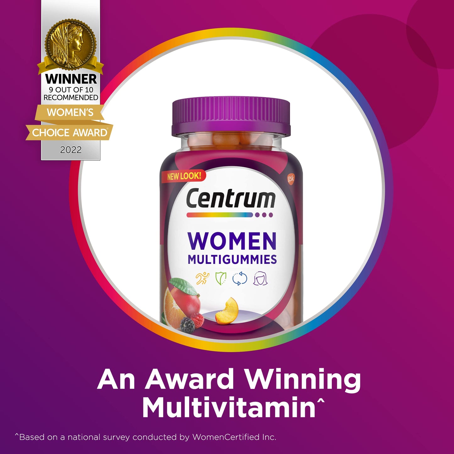 Centrum MultiGummies Gummy Multivitamin for Women, 170 Count
