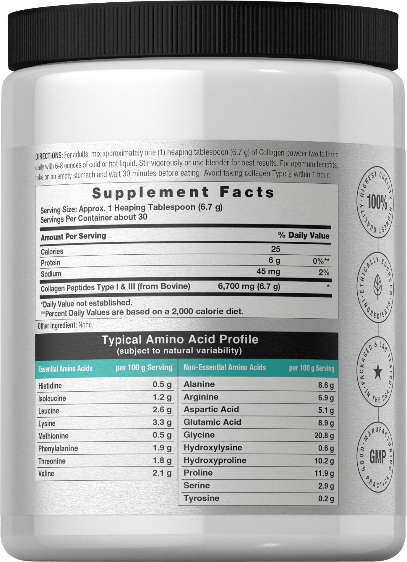 Horbäach Collagen Peptides Powder 7 oz
