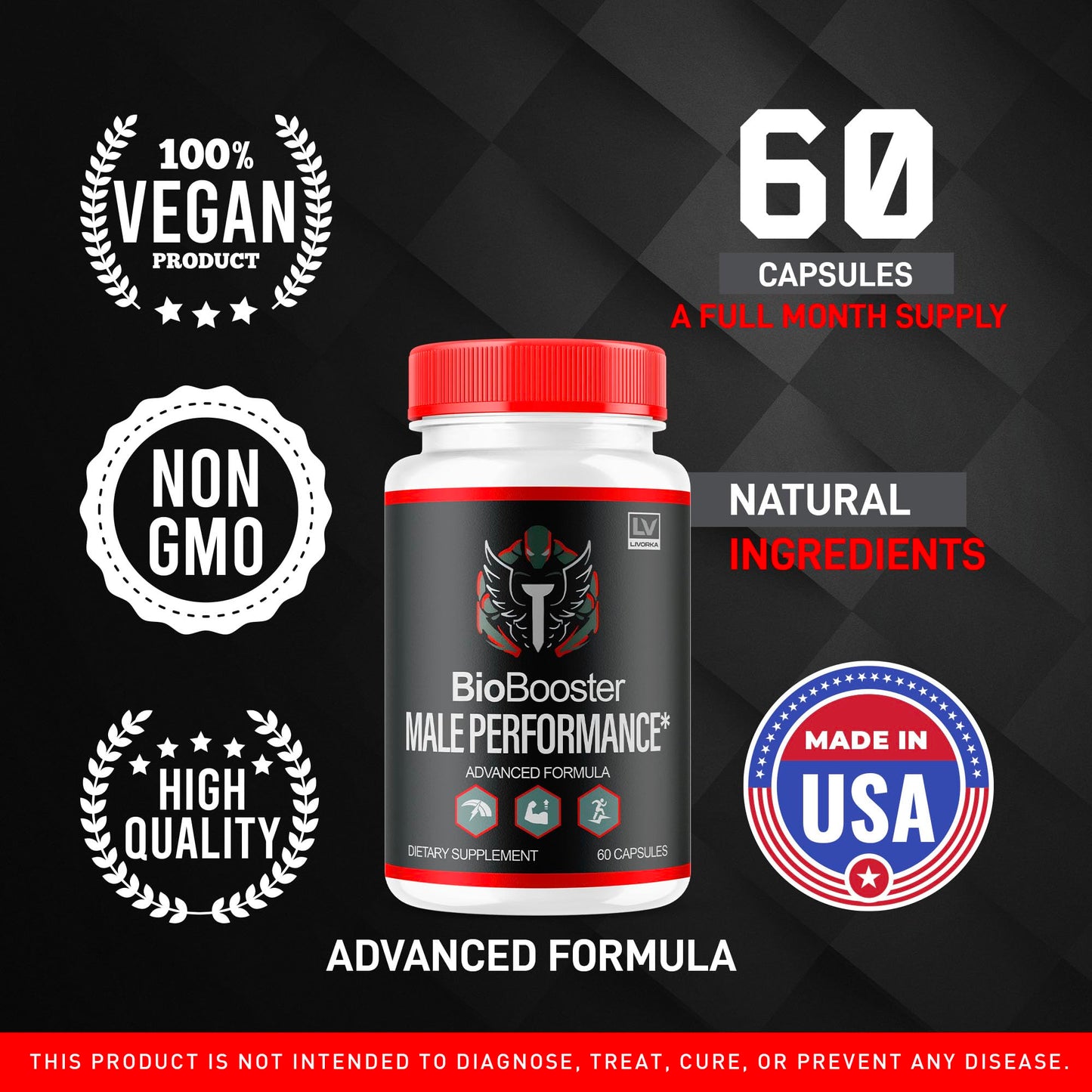 LIVORKA Biobooster Capsules, 300 Capsules